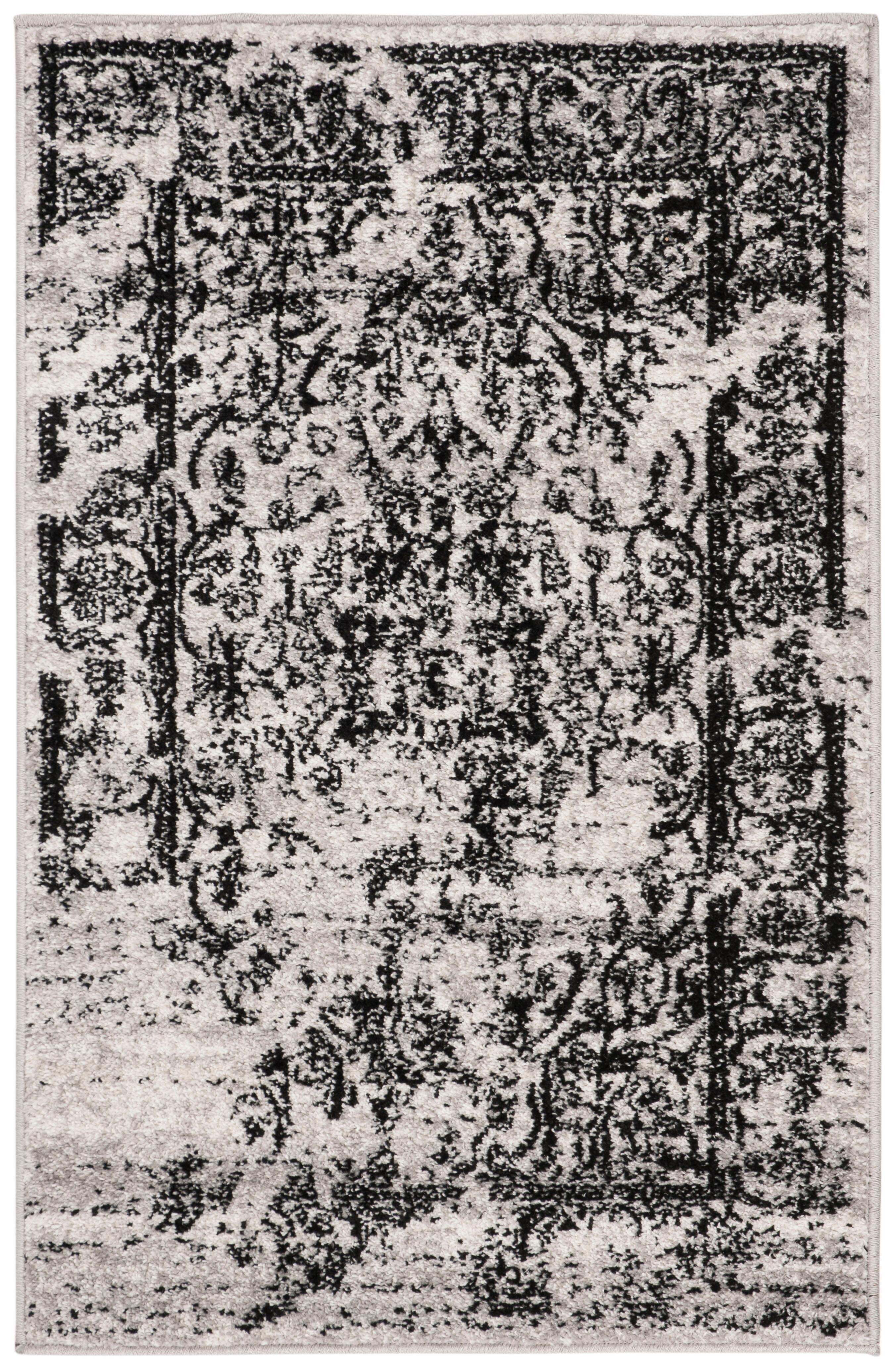 Safavieh Adirondack 2' 6" x 4' Accent Rug, Silver/Black, rollover