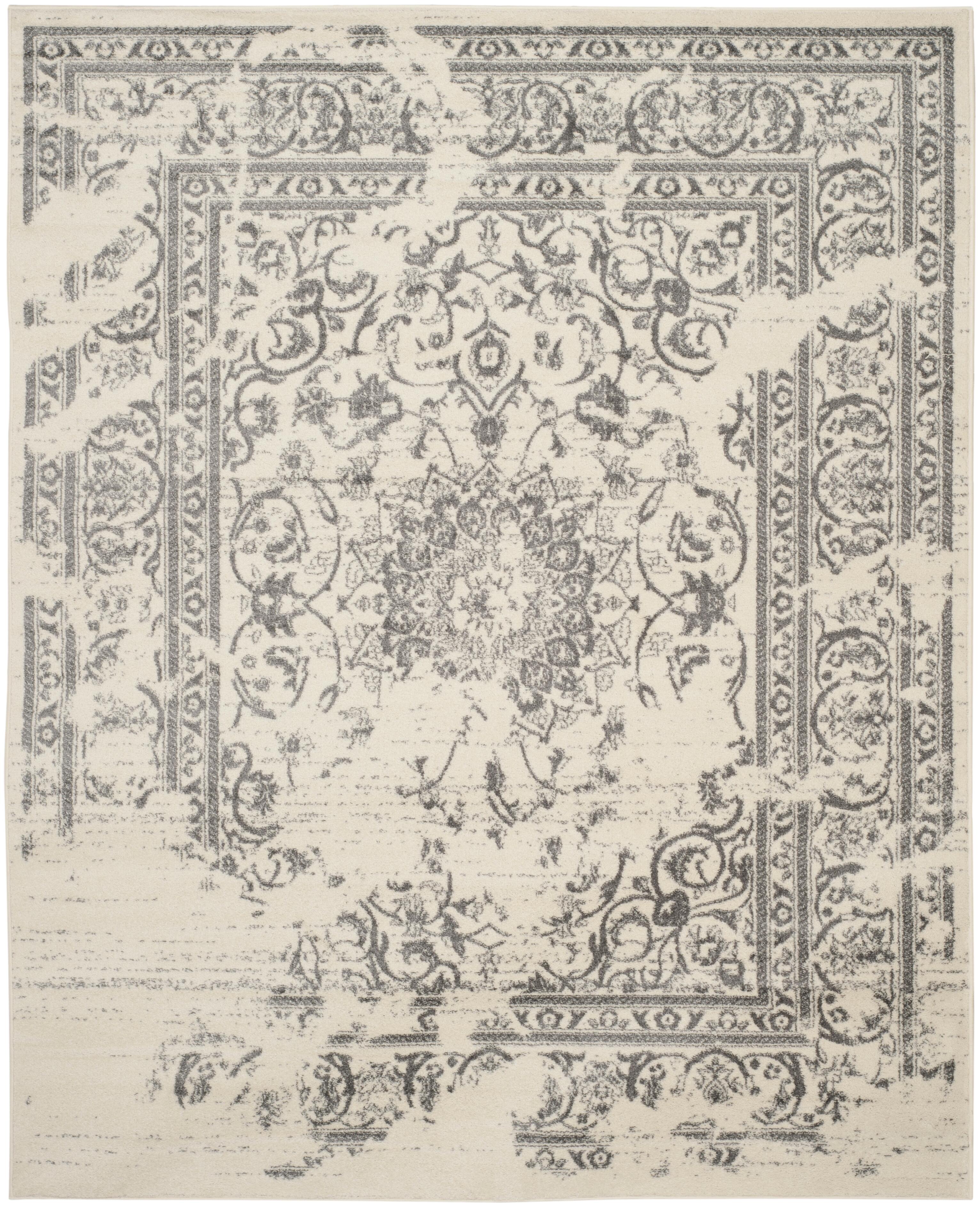Safavieh Adirondack 10' x 14' Area Rug, Ivory/Silver, rollover