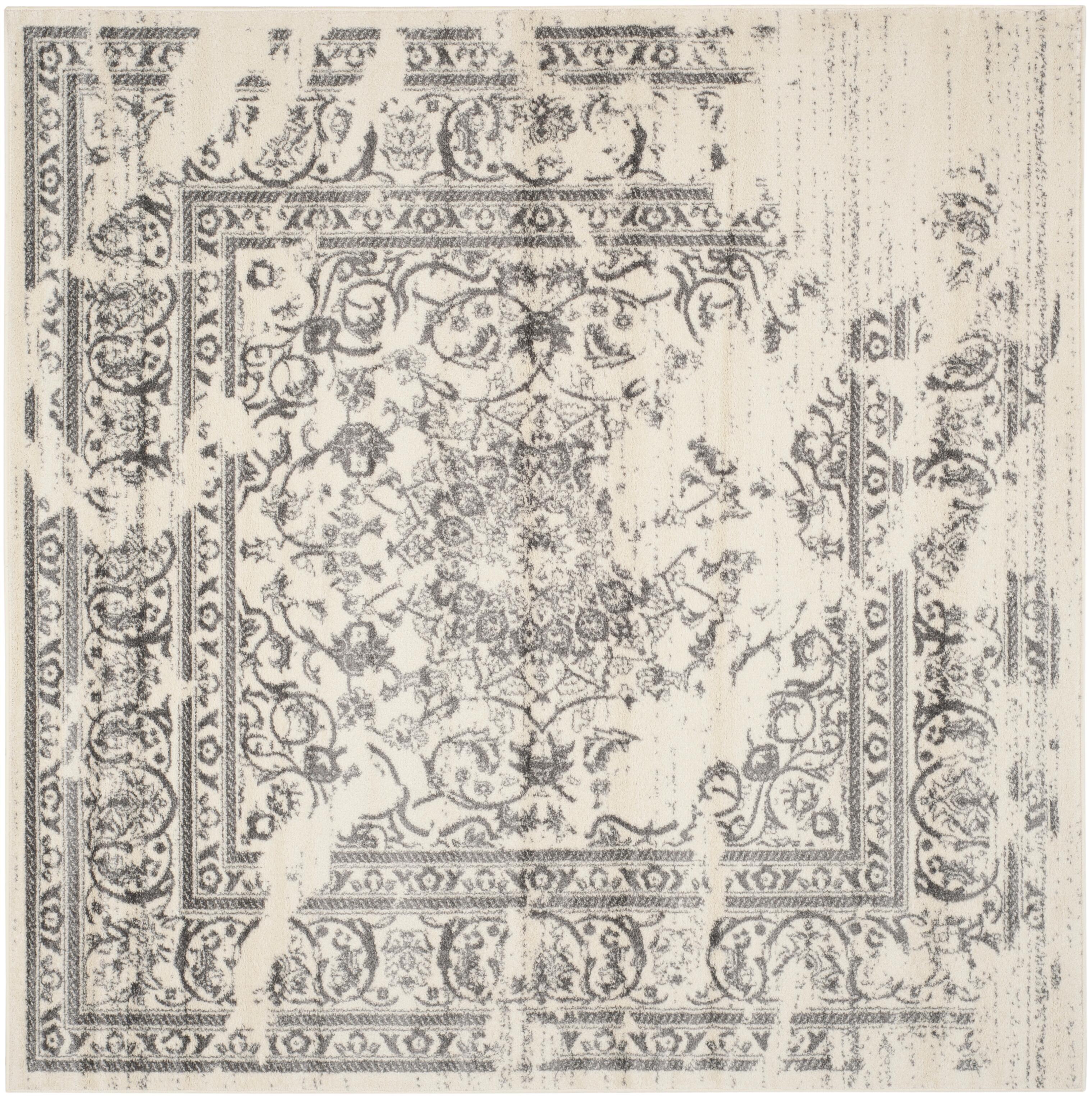 Safavieh Adirondack 10' x 10' Square Area Rug, Ivory/Silver, large