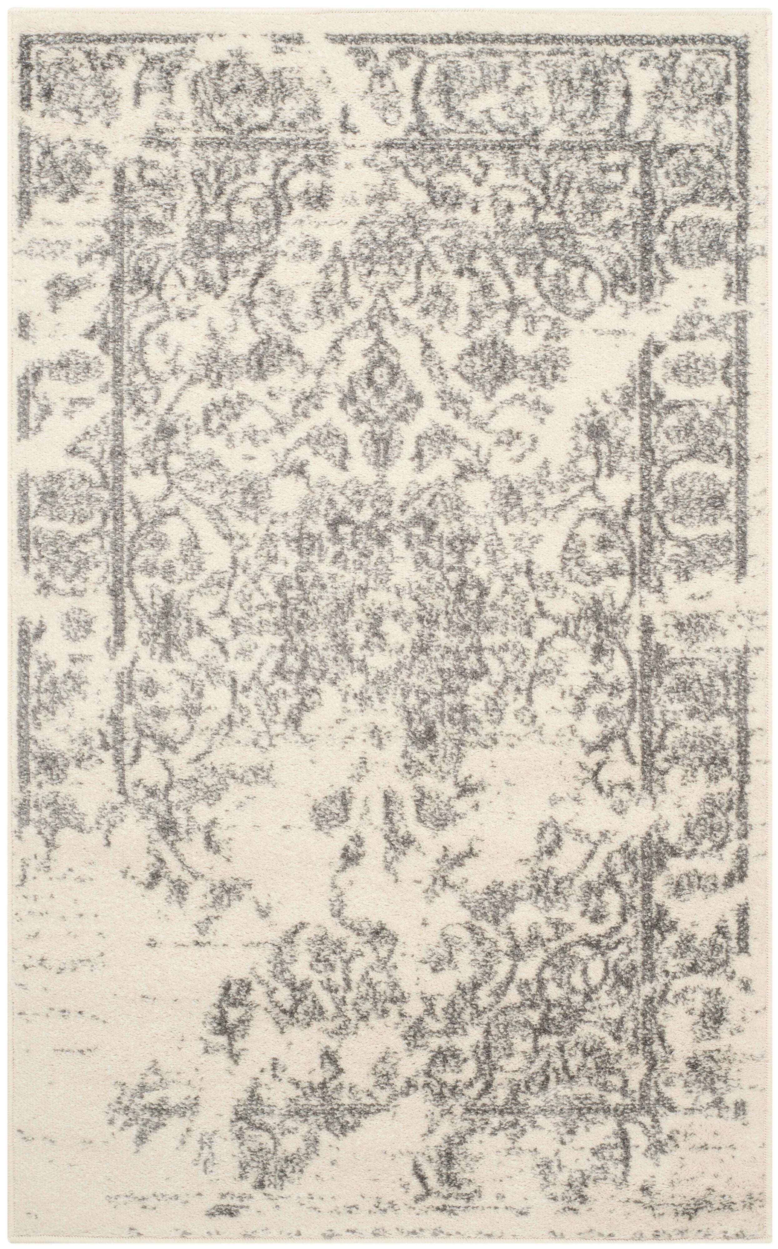 Safavieh Adirondack Adirondack 3' x 5' Area Rug, Ivory/Silver, large