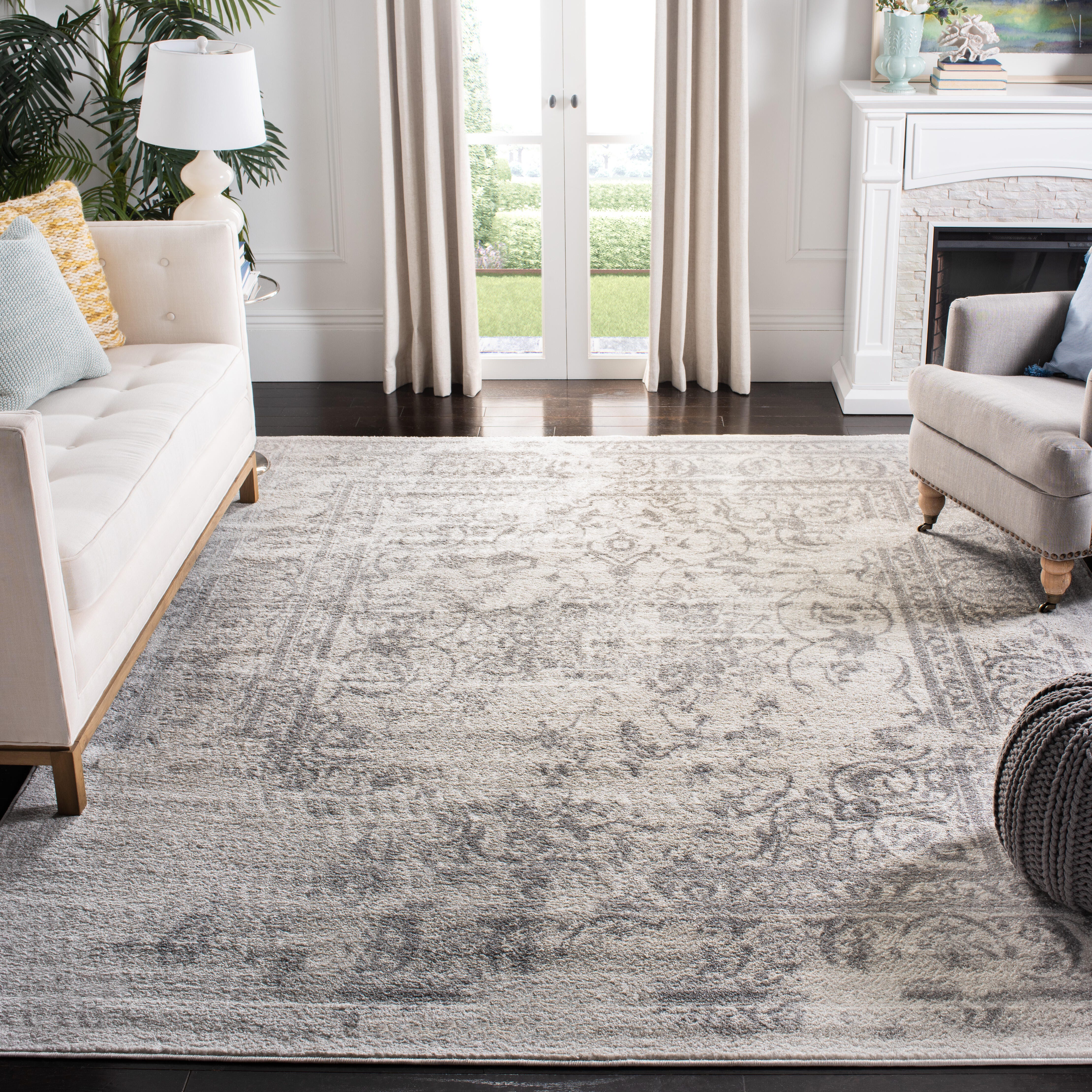 Safavieh Adirondack Adirondack 8' x 10' Area Rug, Ivory/Silver, rollover