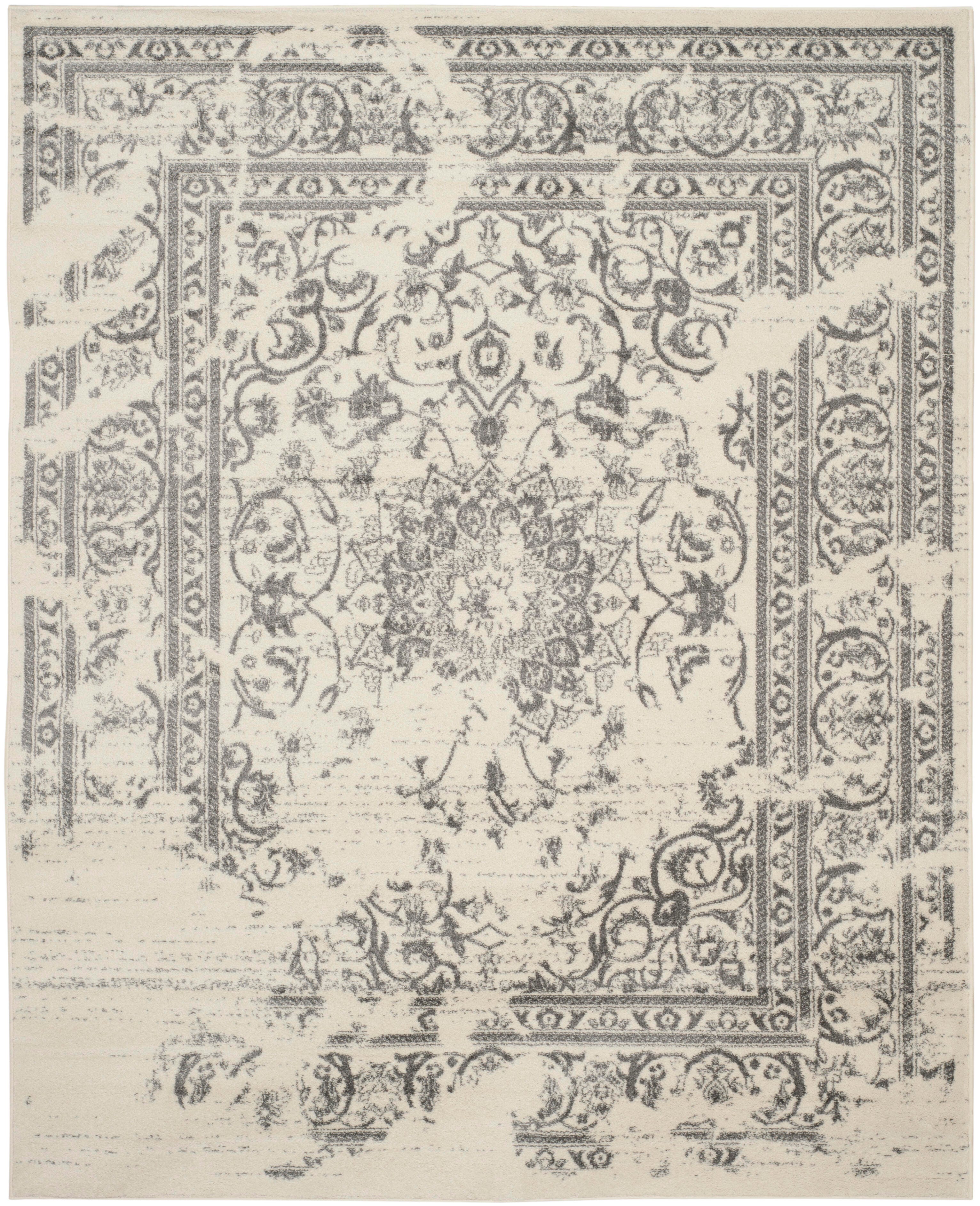 Safavieh Adirondack Adirondack 8' x 10' Area Rug, Ivory/Silver, large