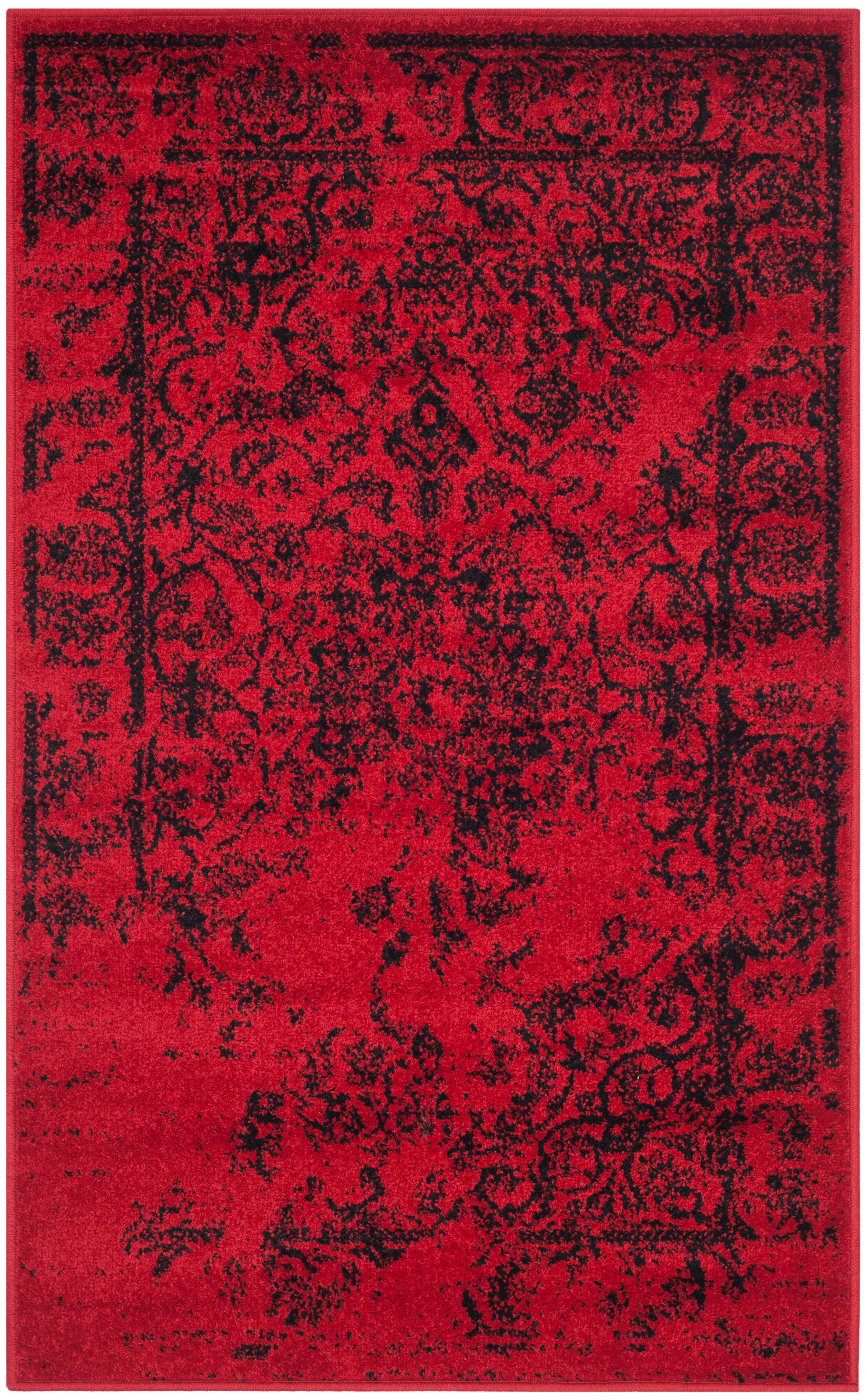 Safavieh Adirondack Adirondack 4' x 6' Area Rug, Red/Black, large