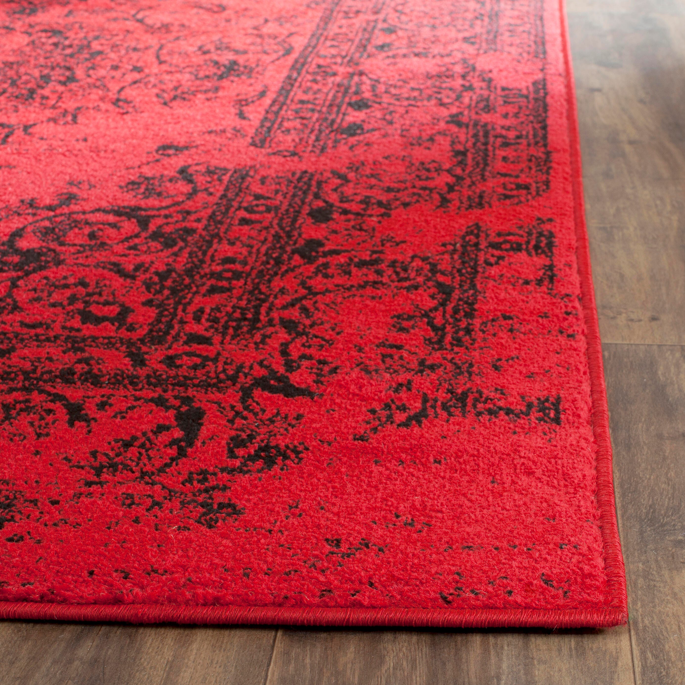 Safavieh Adirondack Adirondack 4' x 6' Area Rug, Red/Black, large