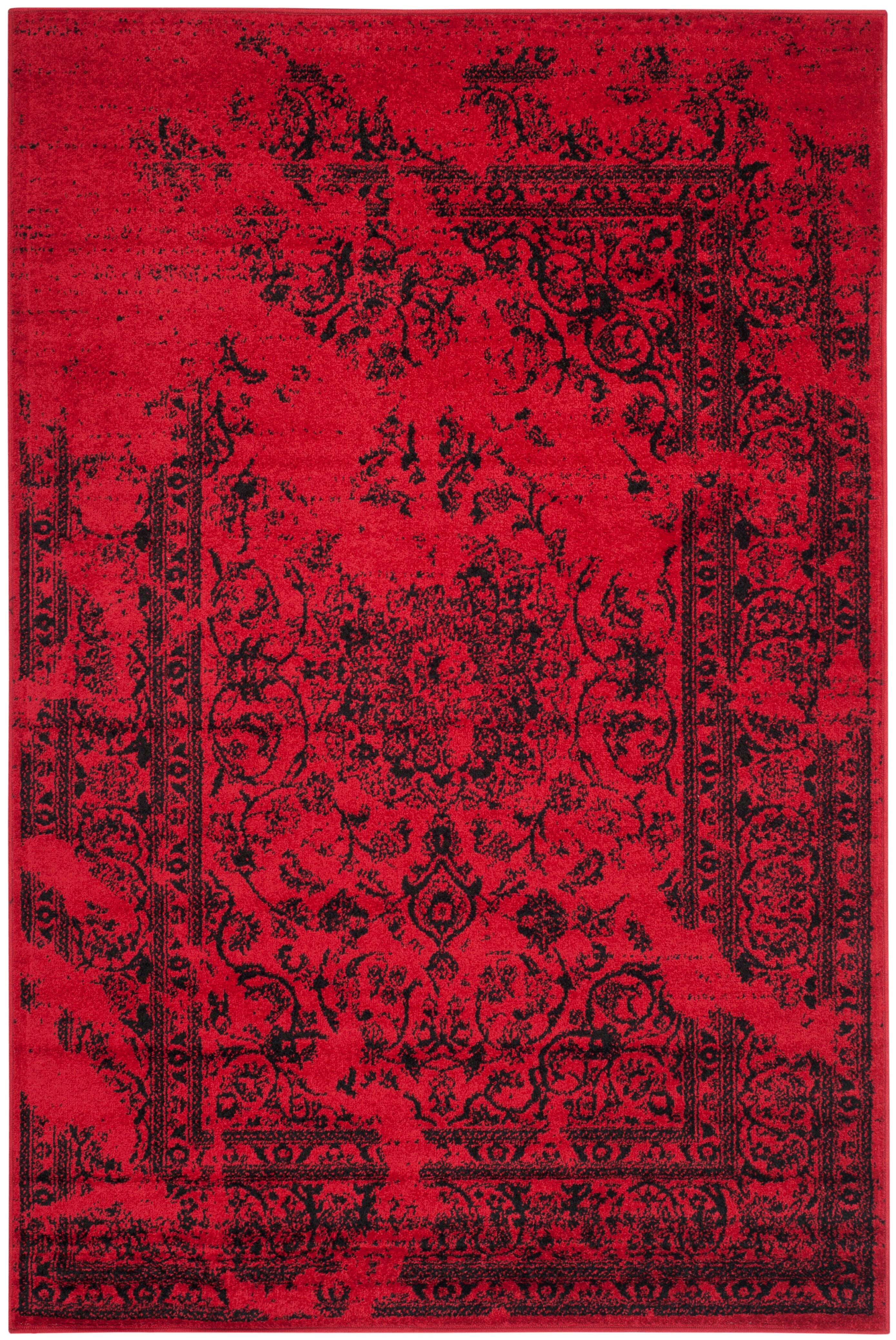 Safavieh Adirondack 5' 1" x 7' 6" Area Rug, Red/Black, large