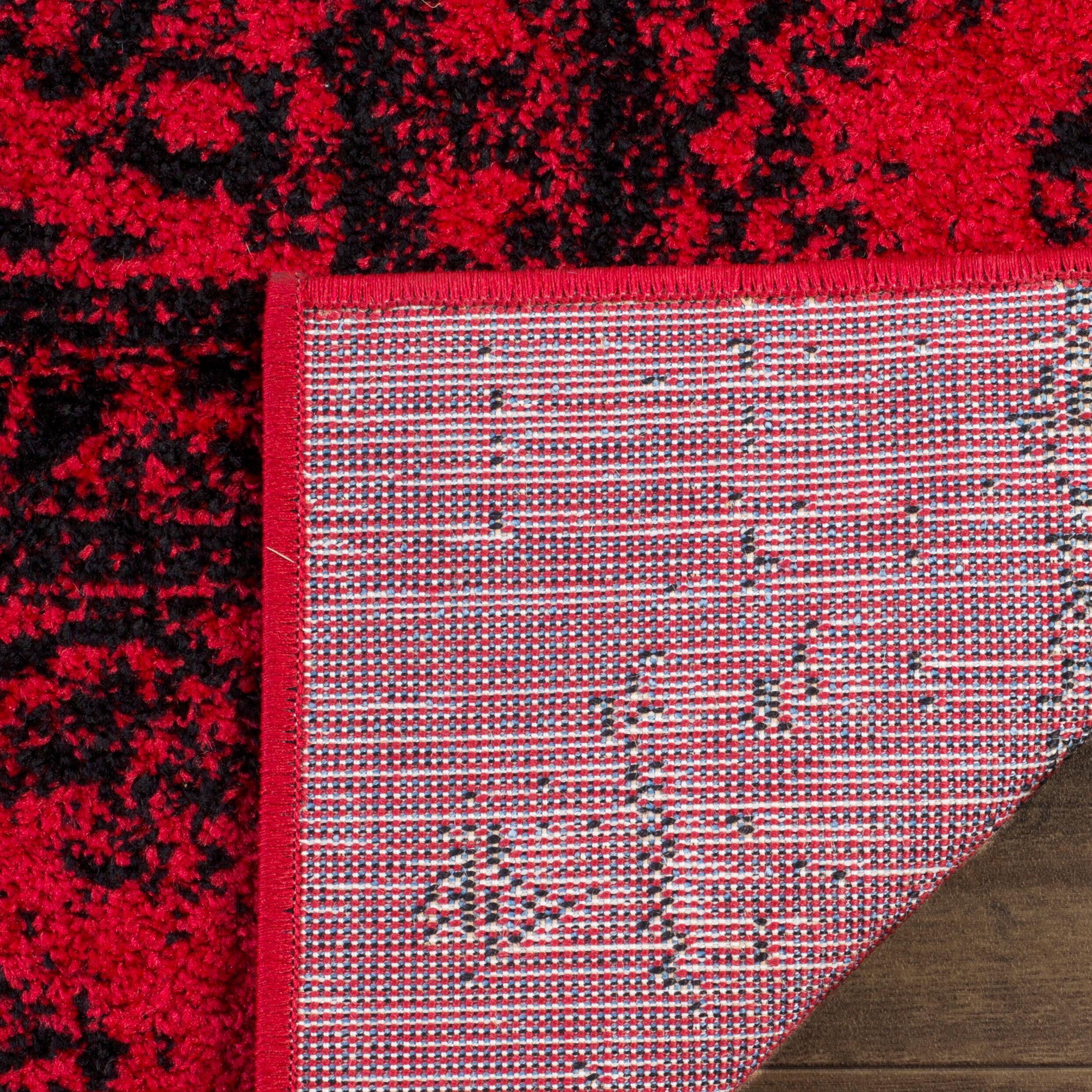 Safavieh Adirondack Adirondack 5' 1" x 7' 6" Area Rug, Red/Black, large