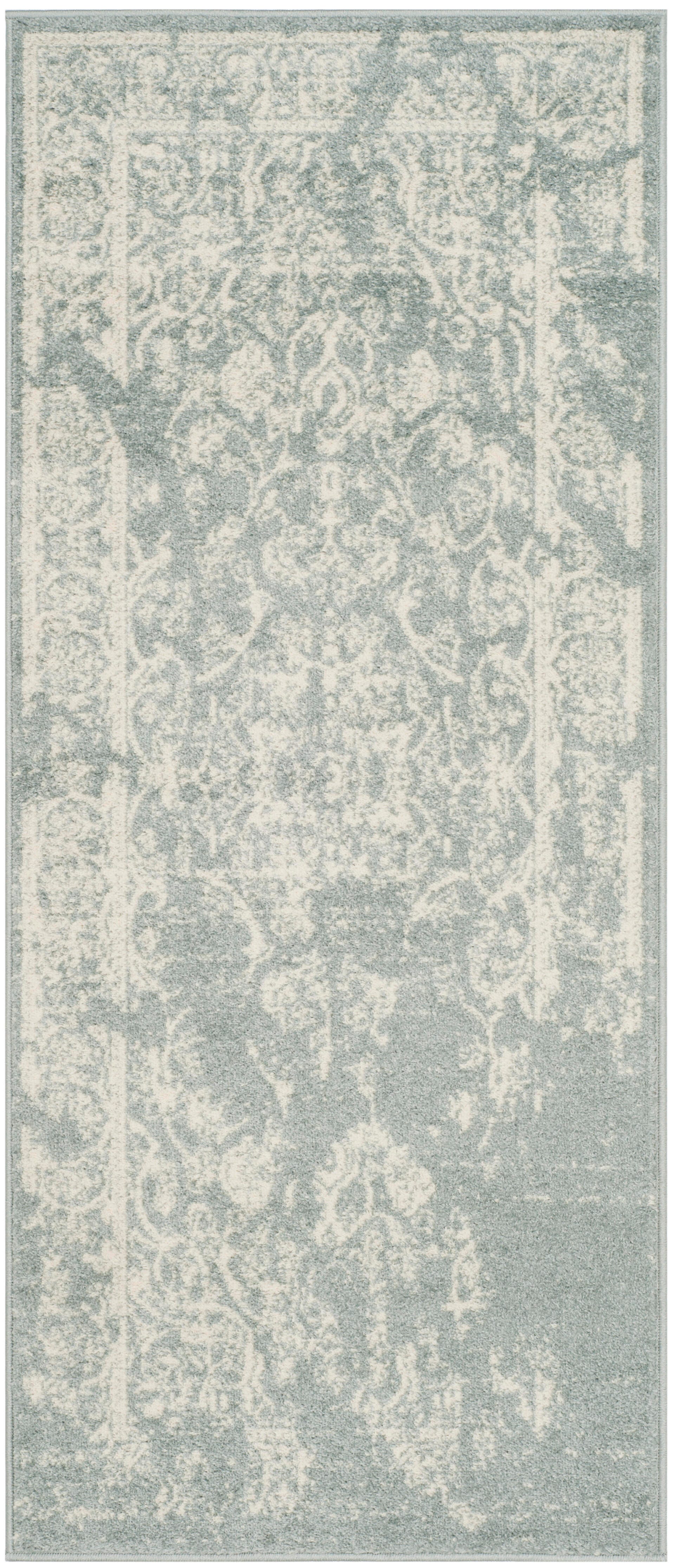 Safavieh Adirondack Adirondack 2' 6" x 6' Runner, Slate/Ivory, large