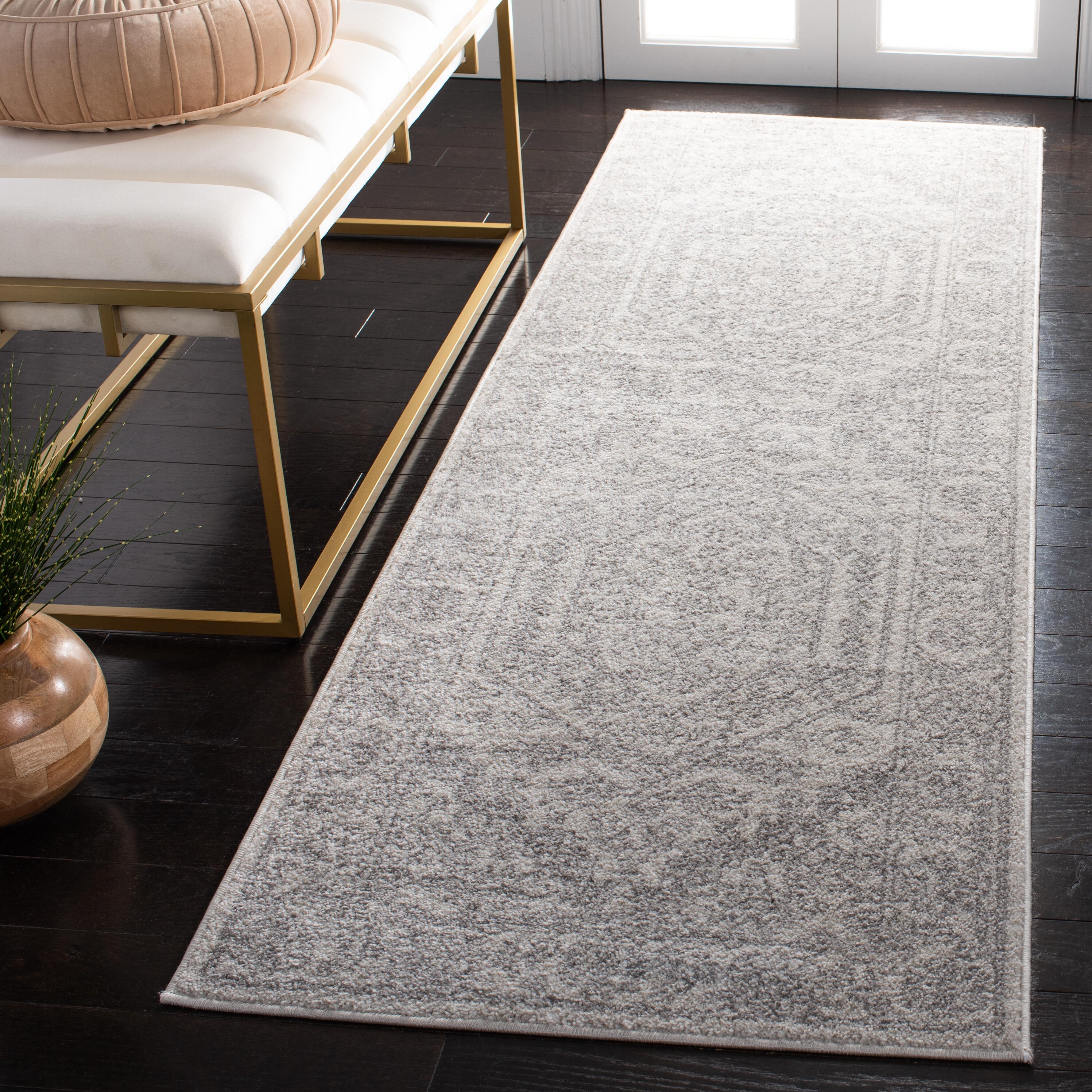 Safavieh Adirondack 2' 6" x 8' Runner, Ivory/Silver, large