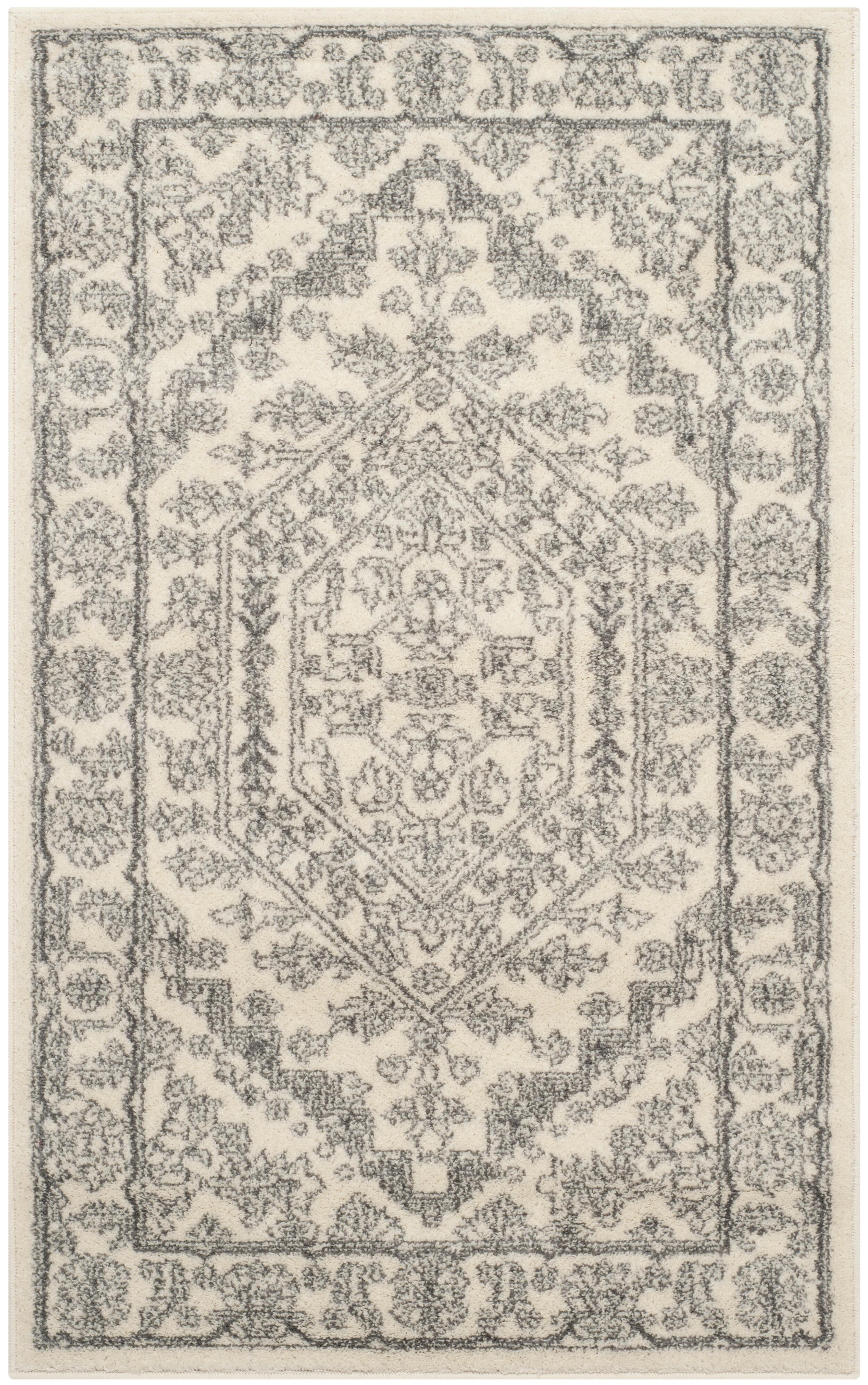 Safavieh Adirondack 4' x 6' Area Rug, Ivory/Silver, rollover