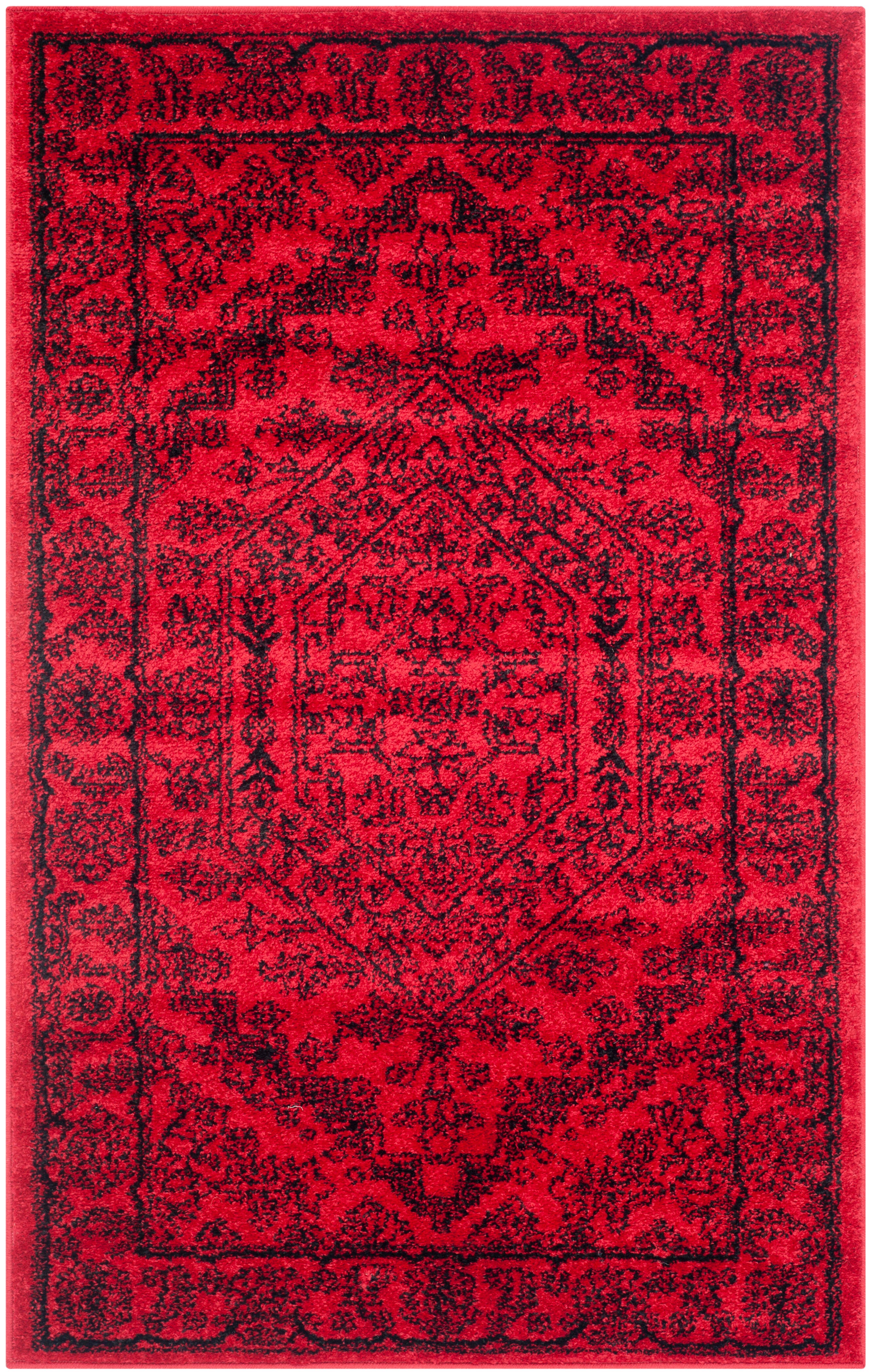 Safavieh Adirondack 4' x 6' Area Rug, Red/Black, large
