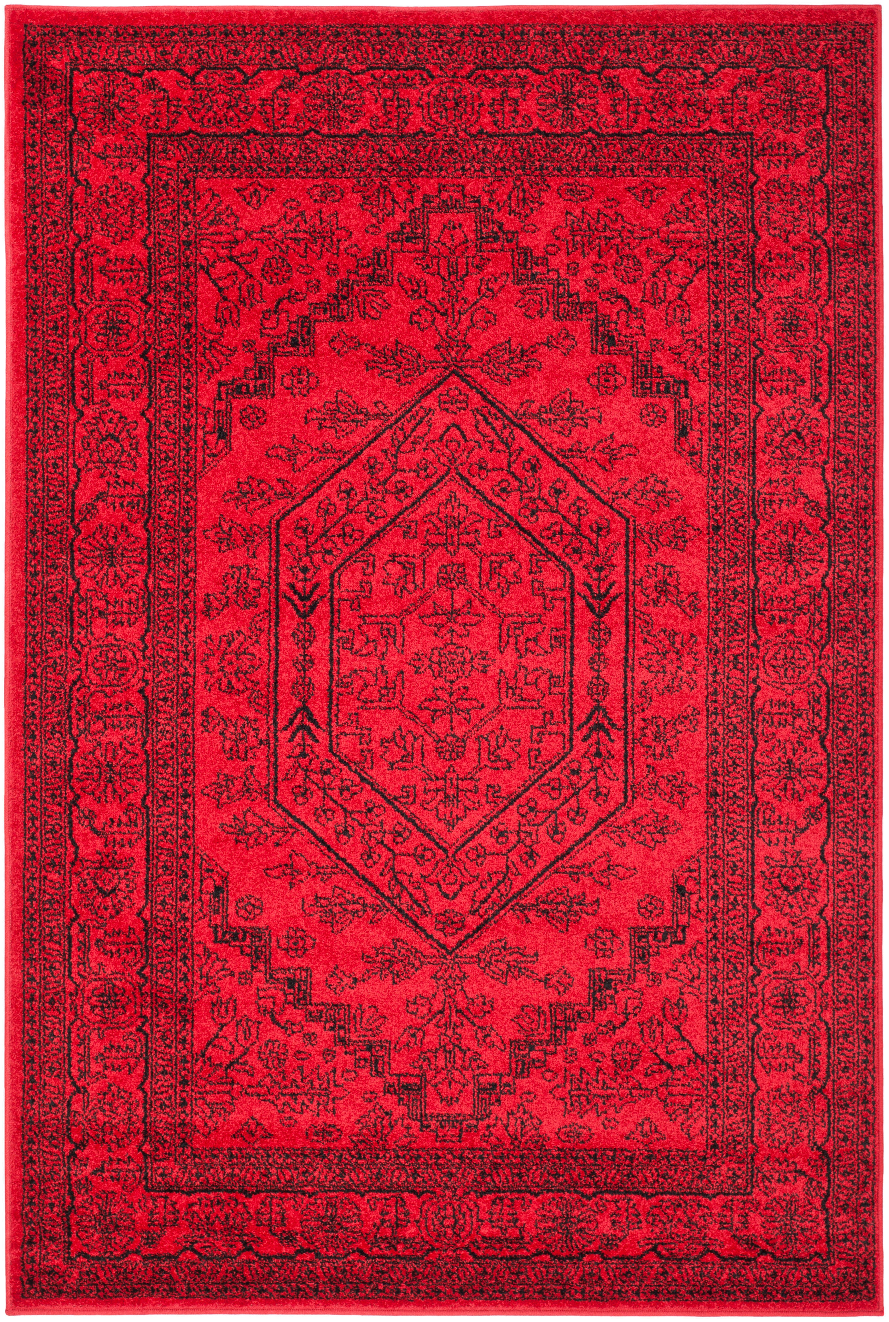 Safavieh Adirondack 5' 1" x 7' 6" Area Rug, Red/Black, large