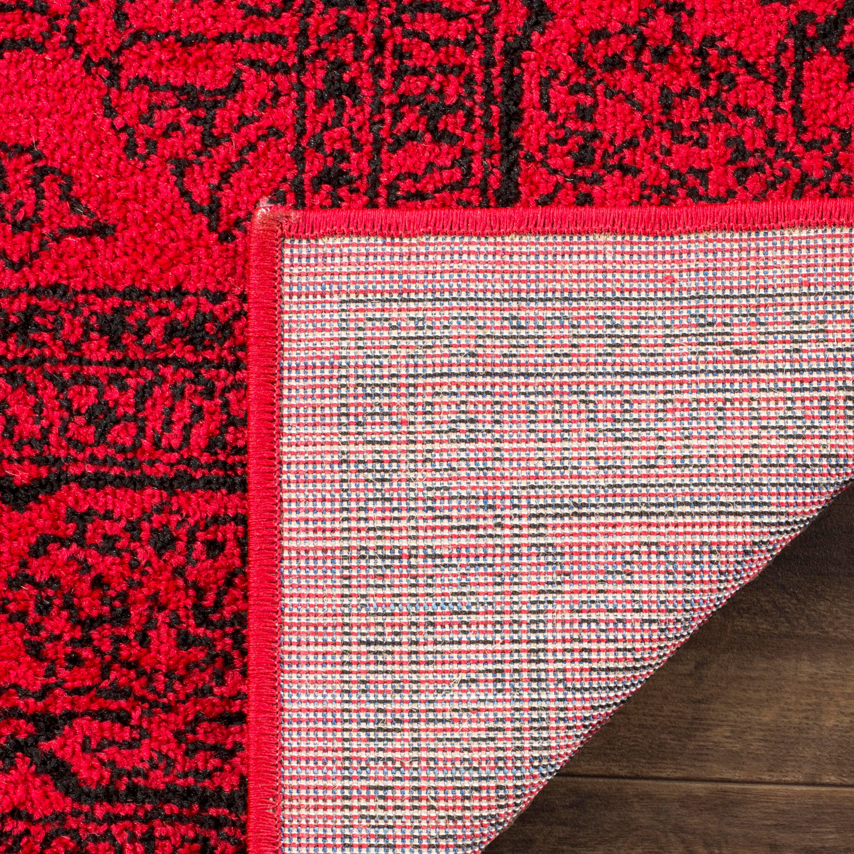 Safavieh Adirondack 5' 1" x 7' 6" Area Rug, Red/Black, large