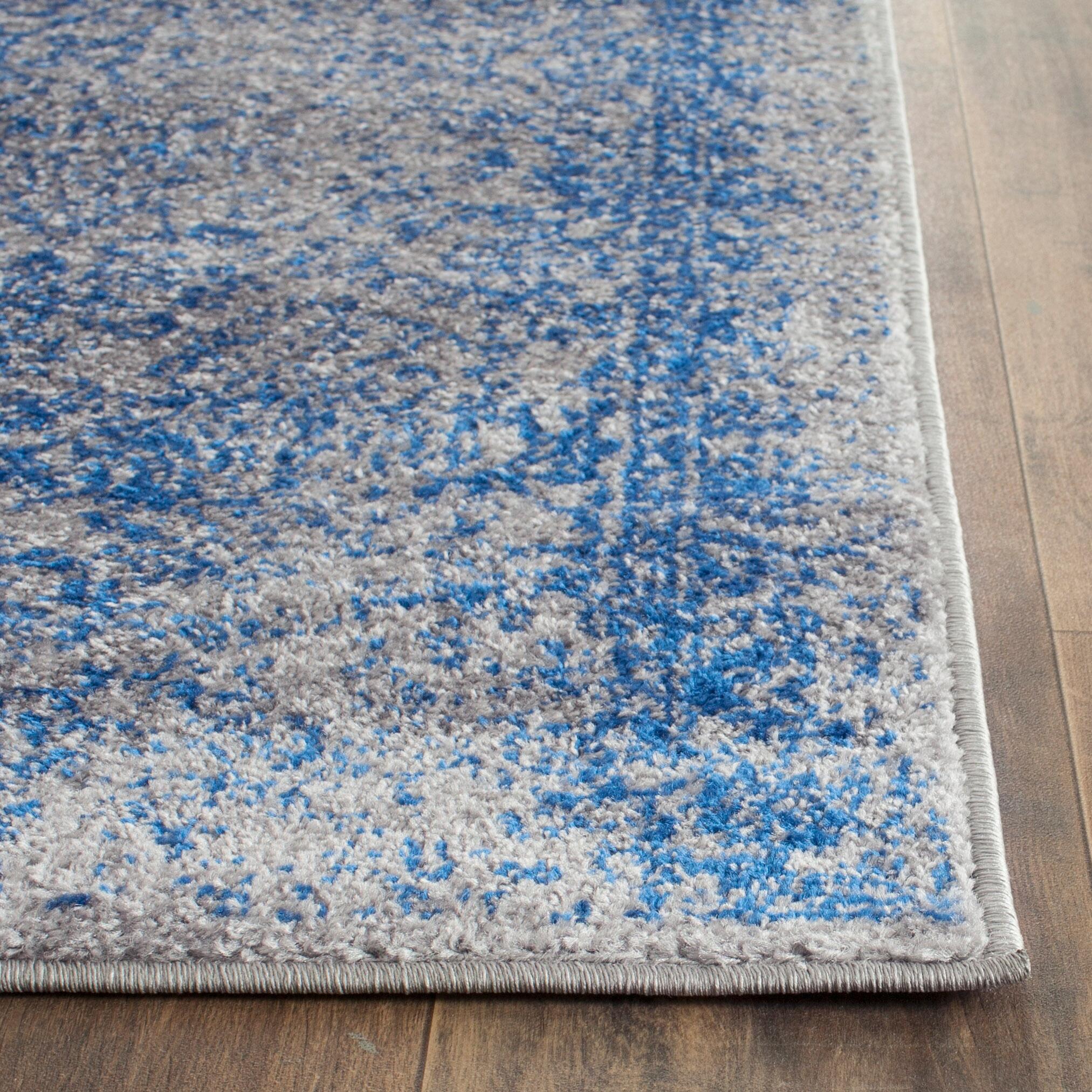 Safavieh Adirondack 2' 6" x 8' Runner, Gray/Blue, large
