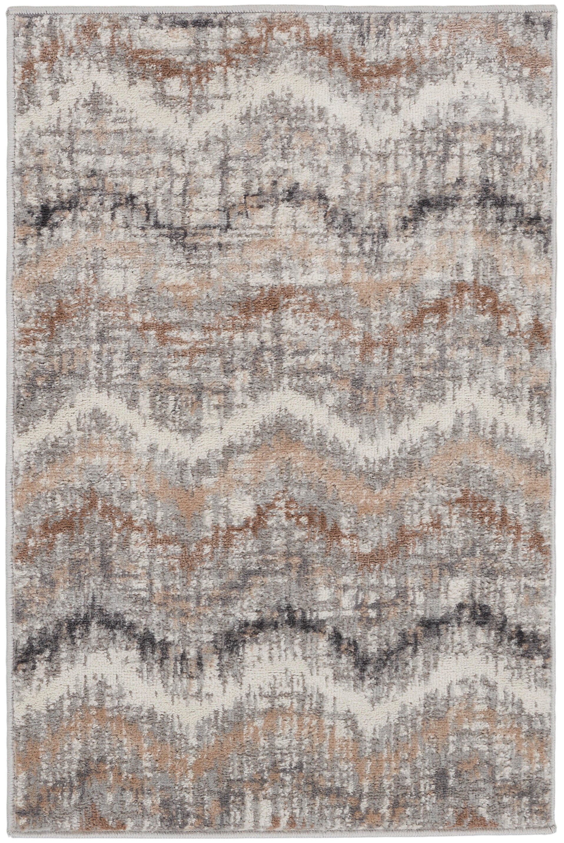 Nourison Elation 2' x 3' Accent Rug, Gray, large