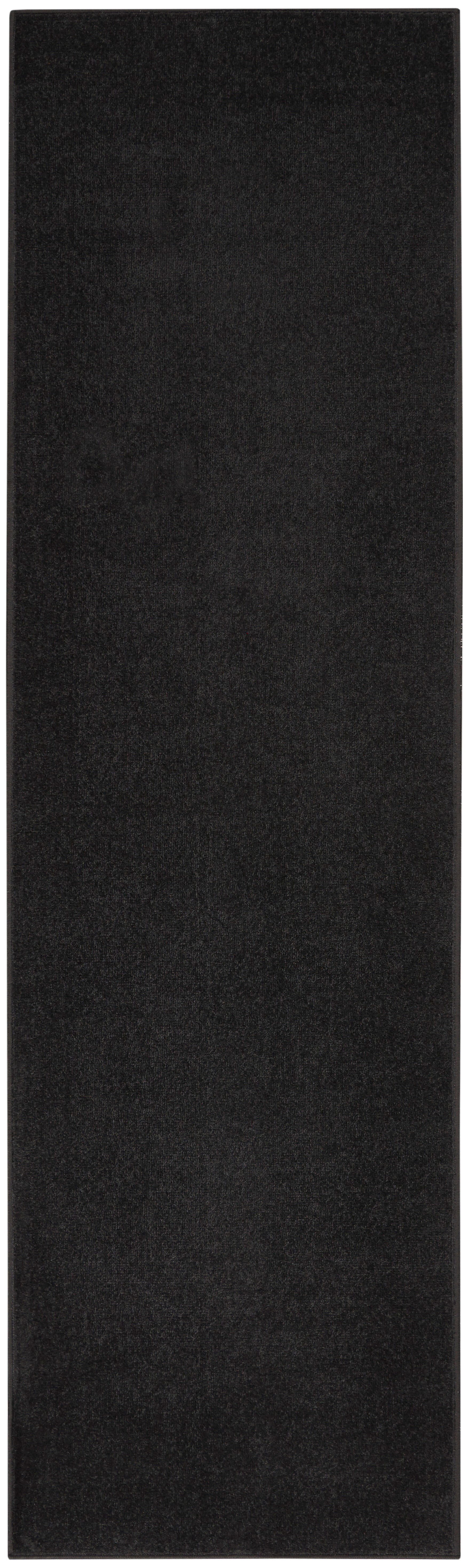 Nourison Home Nourison Nourison Essentials 2' x 6' Black Outdoor Indoor/Outdoor Rug, Black, large