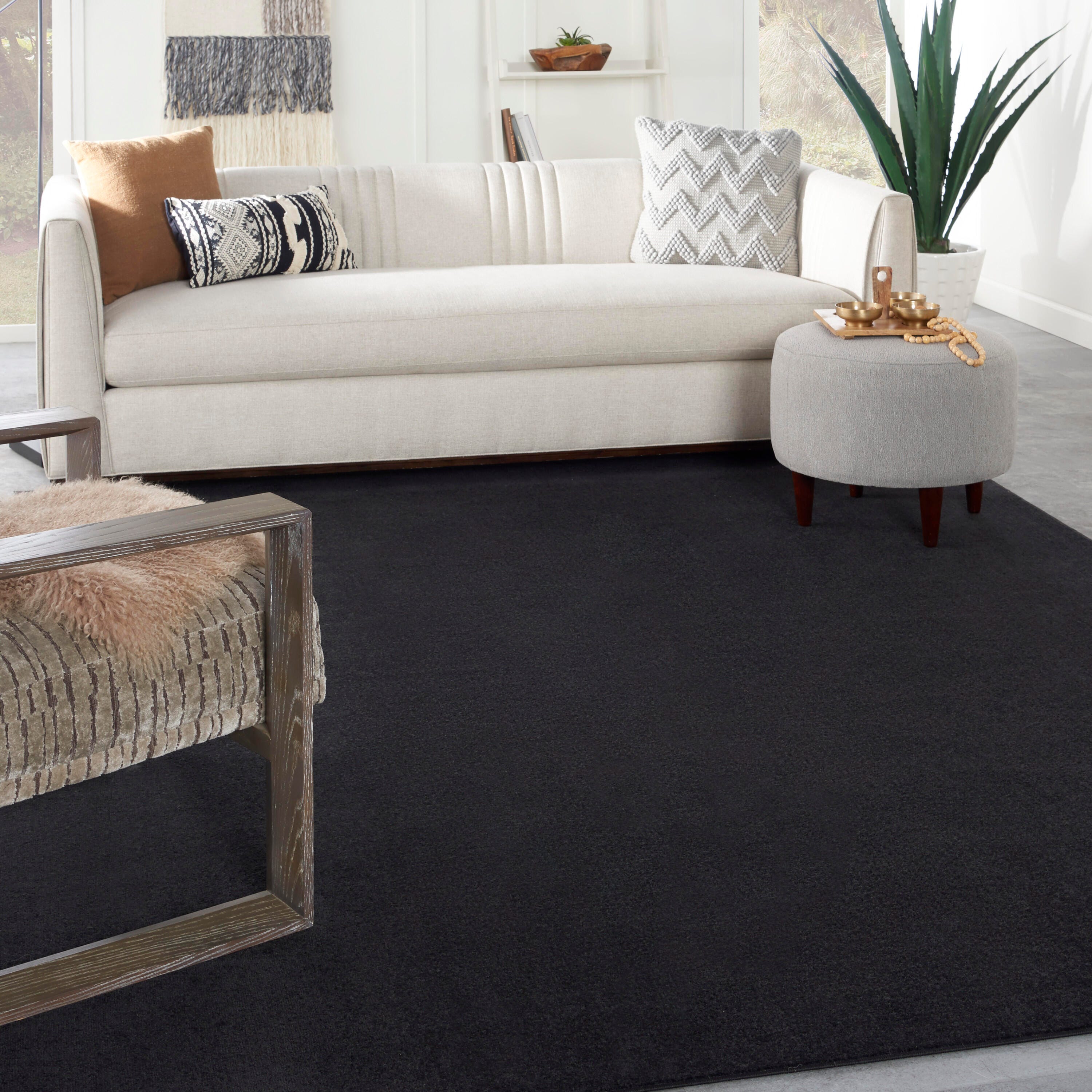 Nourison Home Nourison Nourison Essentials 8' x 10' Black Outdoor Indoor/Outdoor Rug, Black, rollover