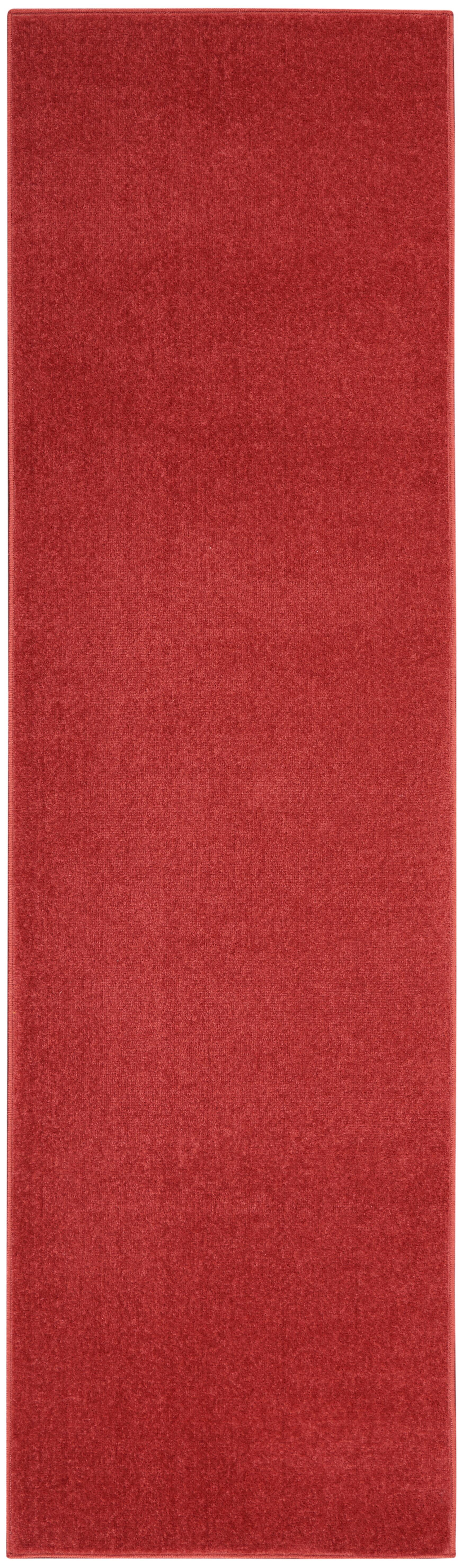 Nourison Home Nourison Nourison Essentials 2' x 6' Brick Red Outdoor Indoor/Outdoor Rug, Brick, large