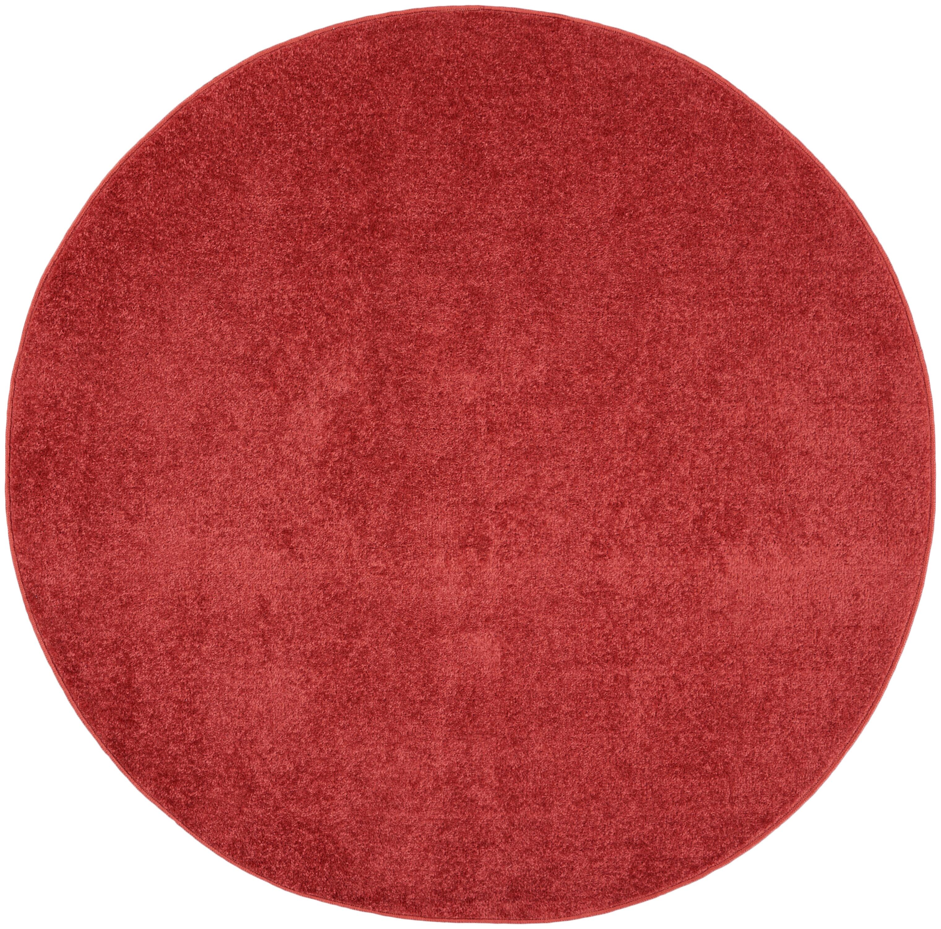 Nourison Home Nourison Nourison Essentials 4' x round Brick Red Outdoor Indoor/Outdoor Rug, Brick, large