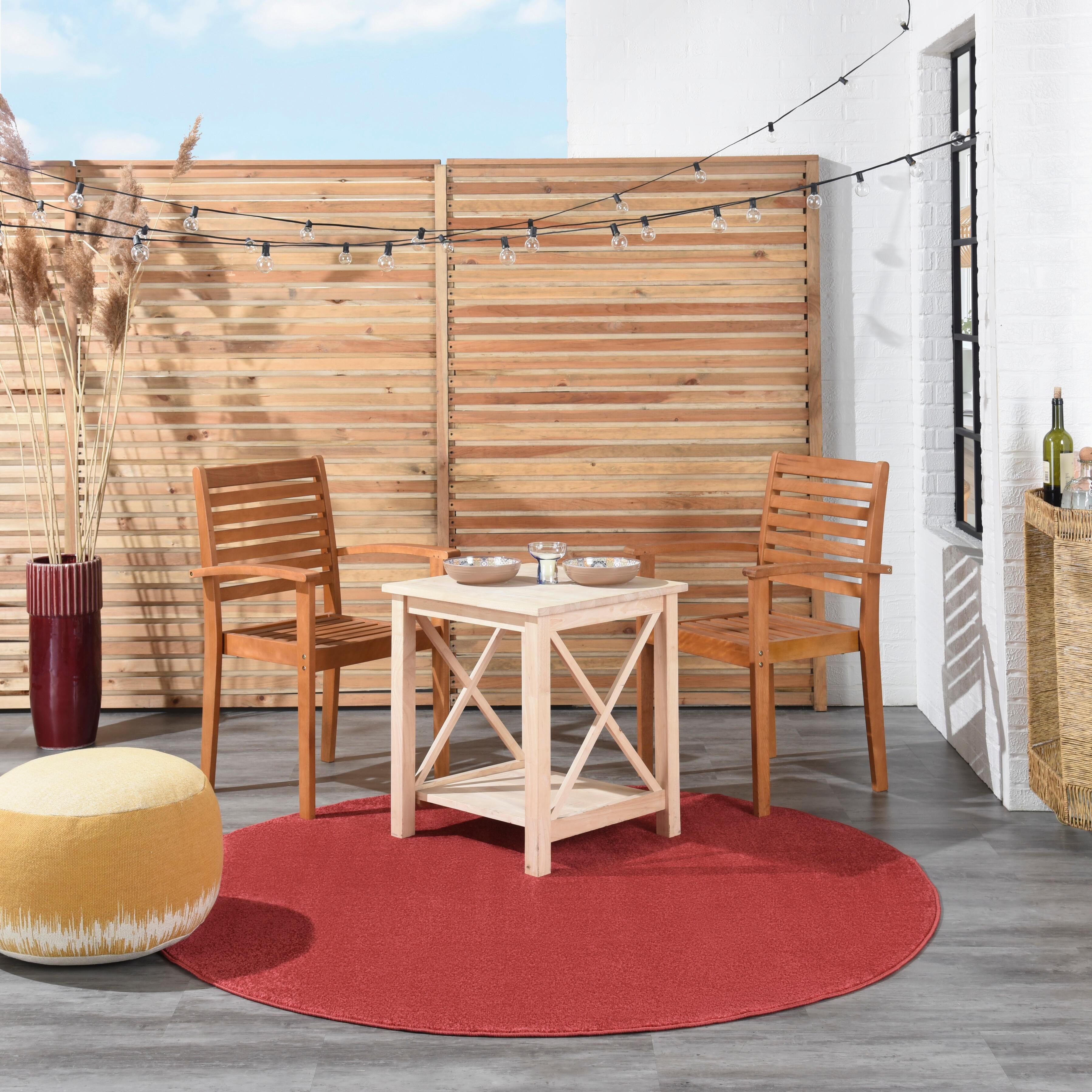 Nourison Home Nourison Nourison Essentials 6' x ROUND Brick Red Outdoor Indoor/Outdoor Rug, Brick, rollover