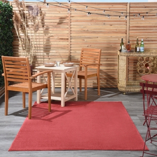 Nourison Home Nourison Nourison Essentials 6' x 9' Brick Red Outdoor Indoor/Outdoor Rug, Brick, rollover