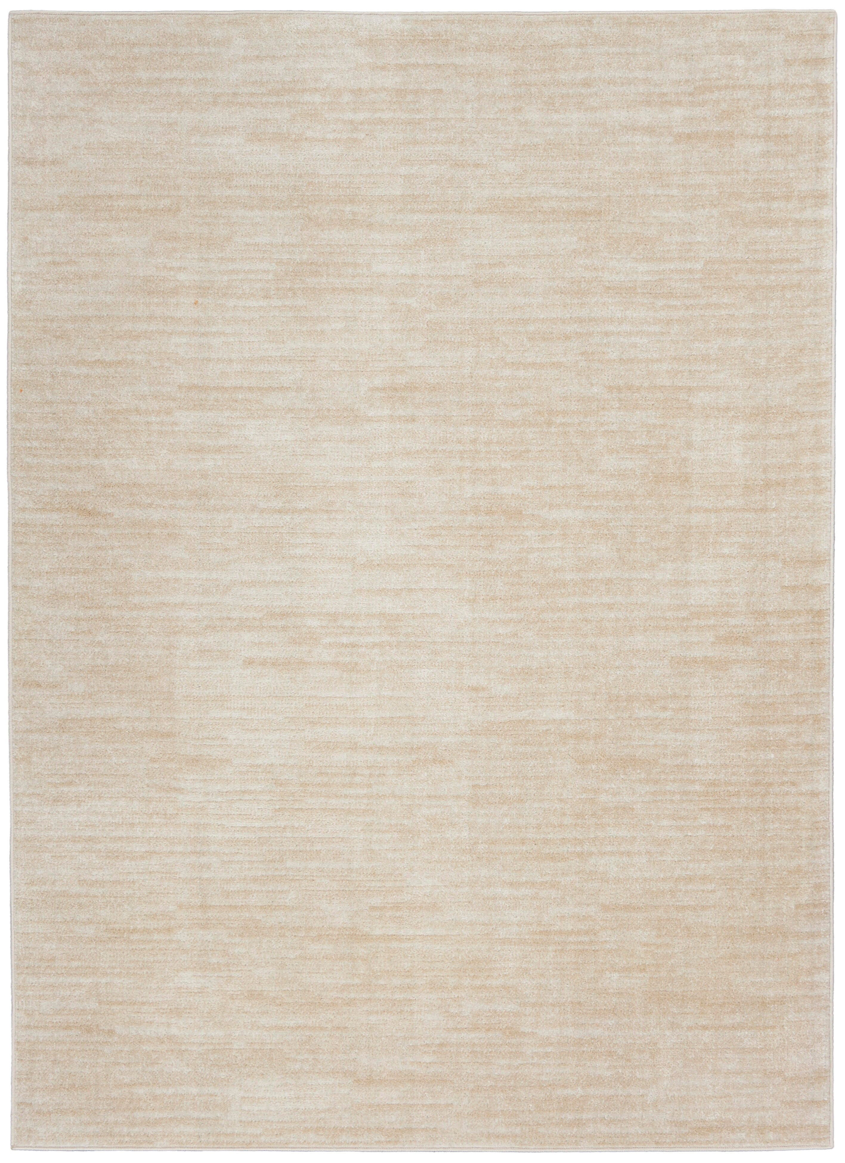 Nourison Home Nourison Nourison Essentials 6' x 9' Ivory Beige Outdoor Indoor/Outdoor Rug, Cream, large