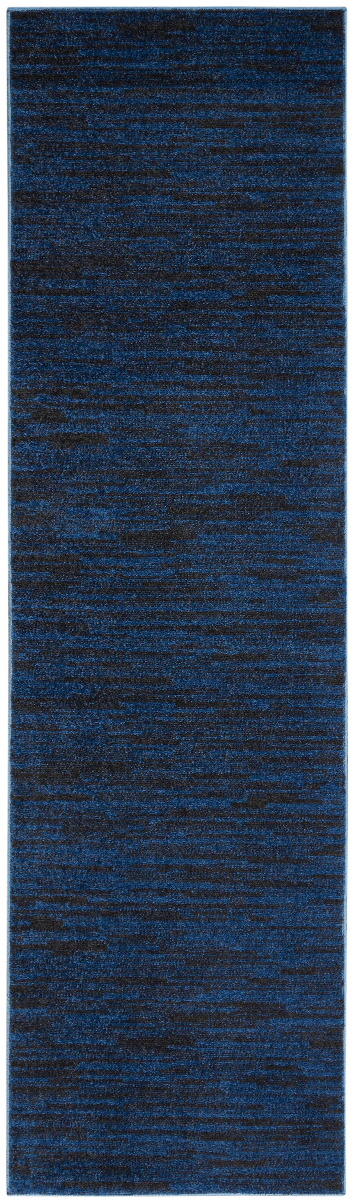 Nourison Home Nourison Nourison Essentials 2'2" x 7'6" Midnight Blue Outdoor Indoor/Outdoor Rug, Midnight Blue, large