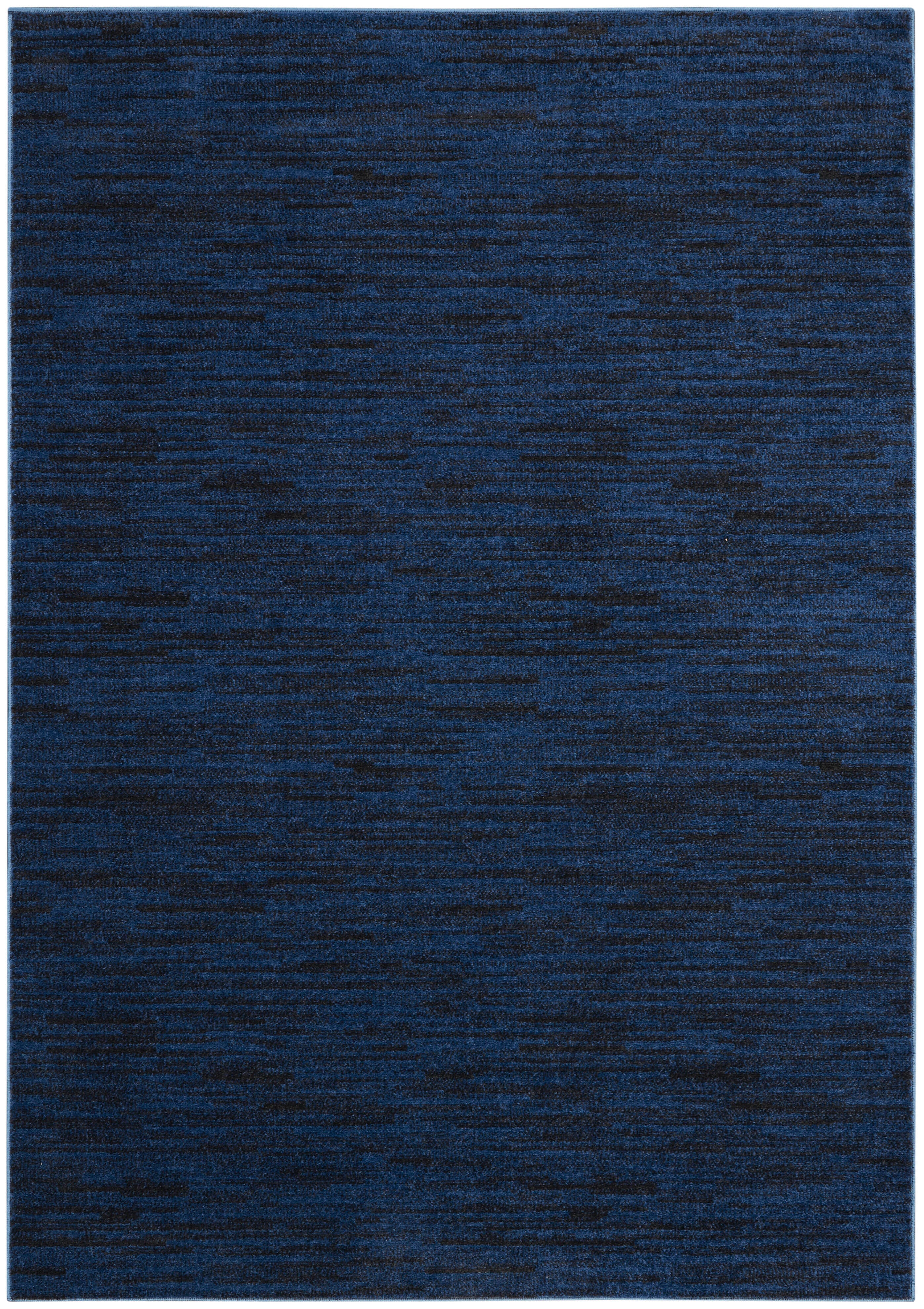 Nourison Home Nourison Nourison Essentials 4' x 6' Midnight Blue Outdoor Indoor/Outdoor Rug, Midnight Blue, large