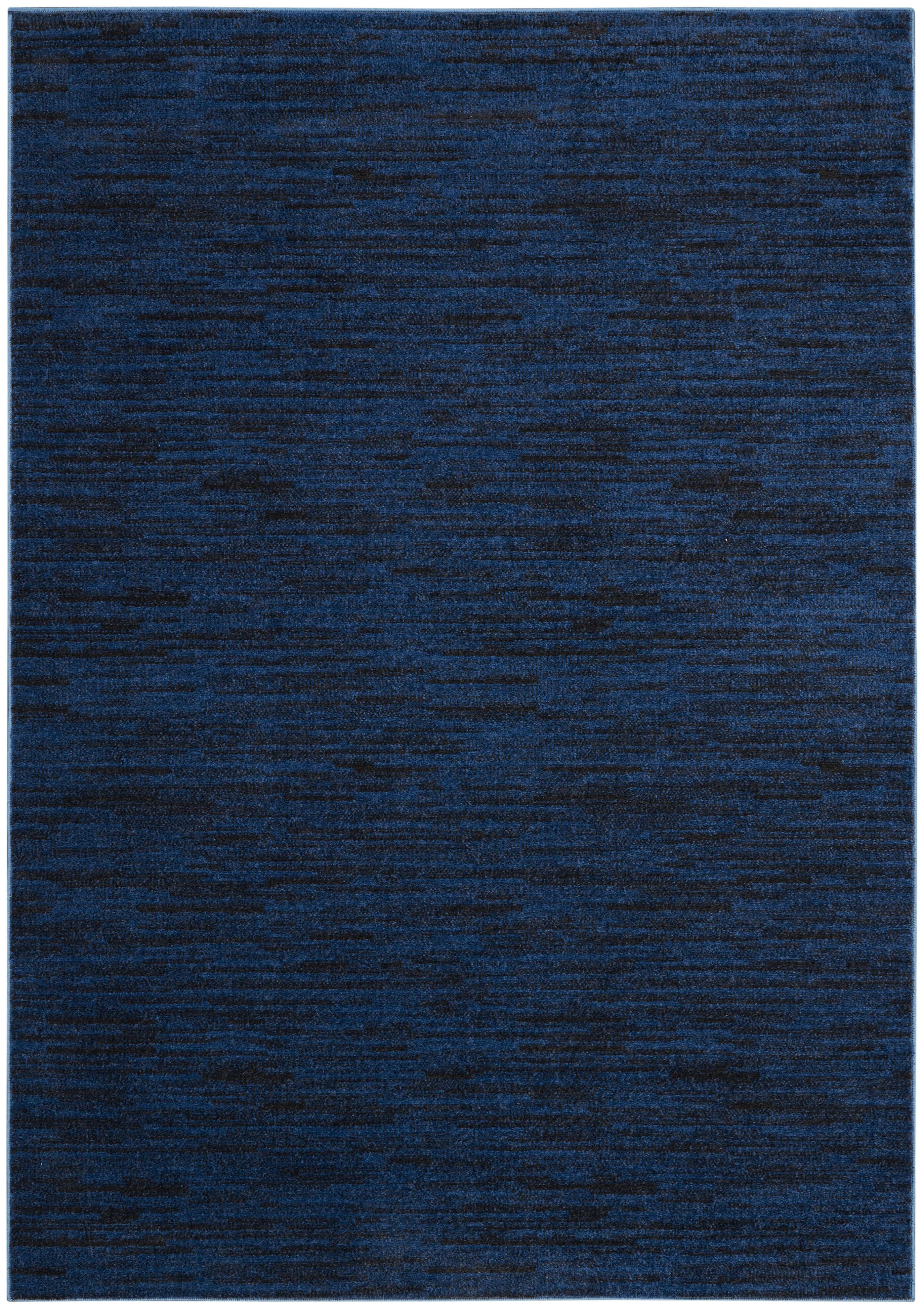 Nourison Home Nourison Nourison Essentials 5' x 7' Midnight Blue Outdoor Indoor/Outdoor Rug, Midnight Blue, large