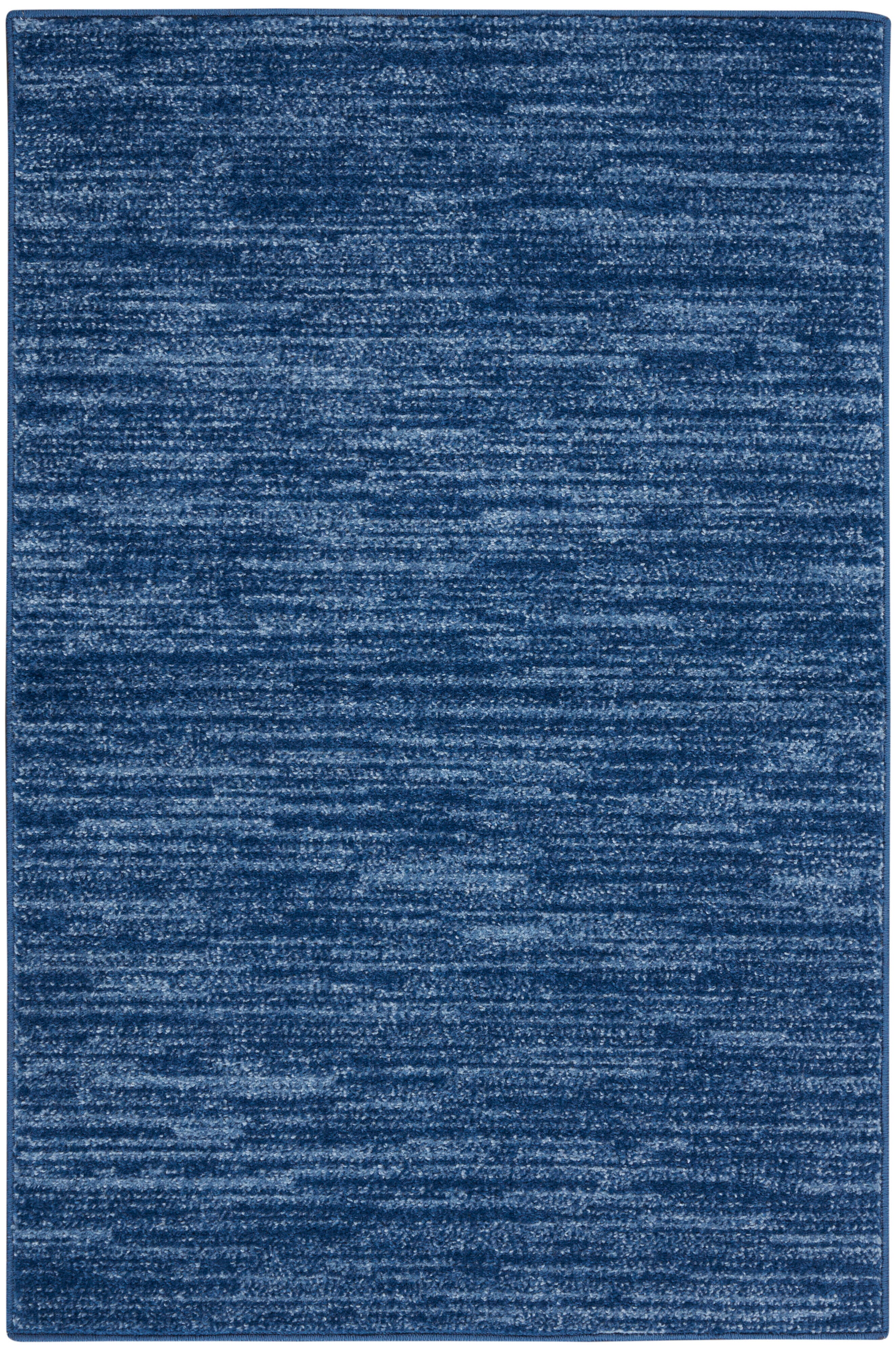 Nourison Home Nourison Nourison Essentials 2' x 4' Navy Blue Outdoor Indoor/Outdoor Rug, Navy, large