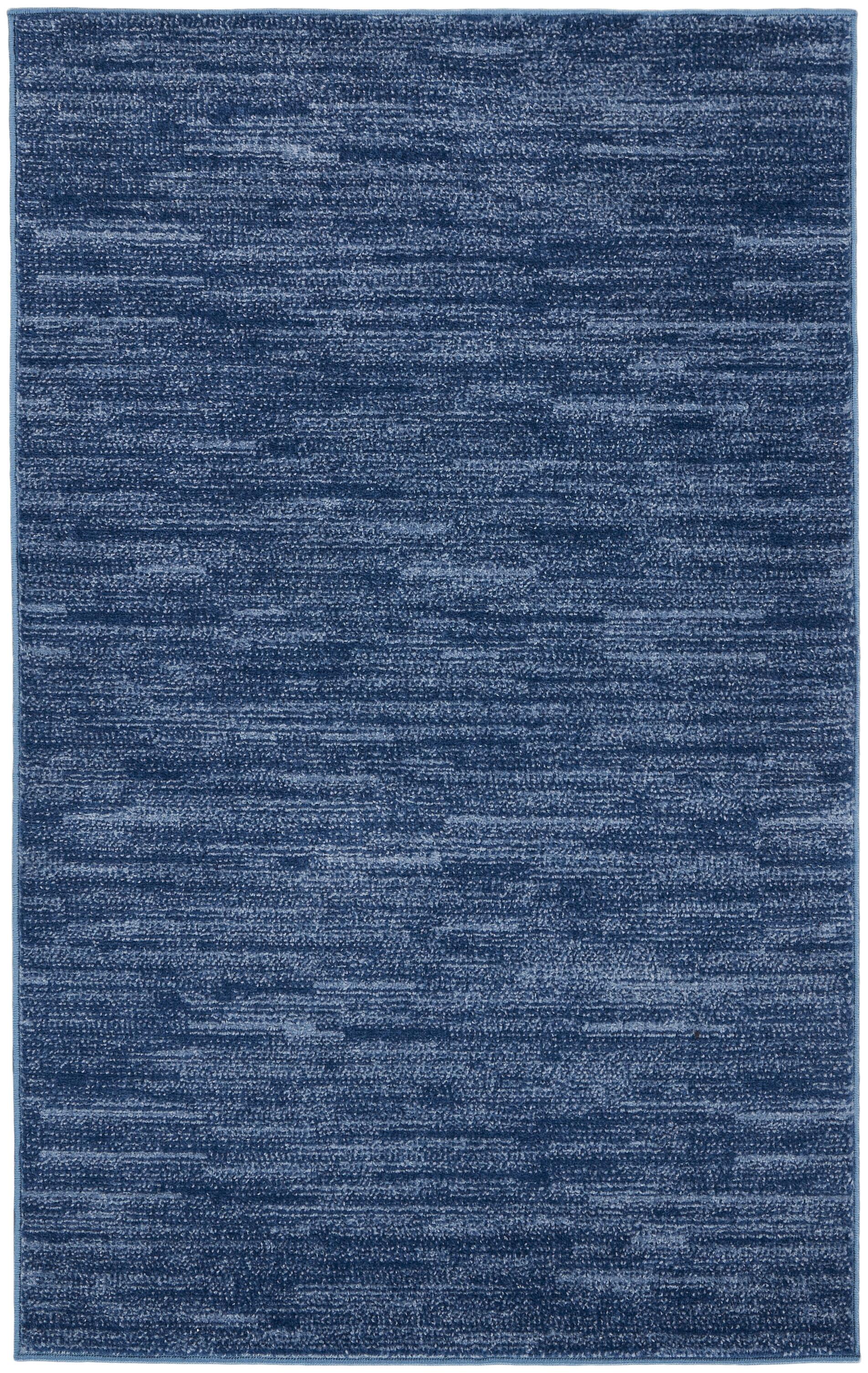 Nourison Home Nourison Nourison Essentials 3' x 5' Navy Blue Outdoor Indoor/Outdoor Rug, Navy, large