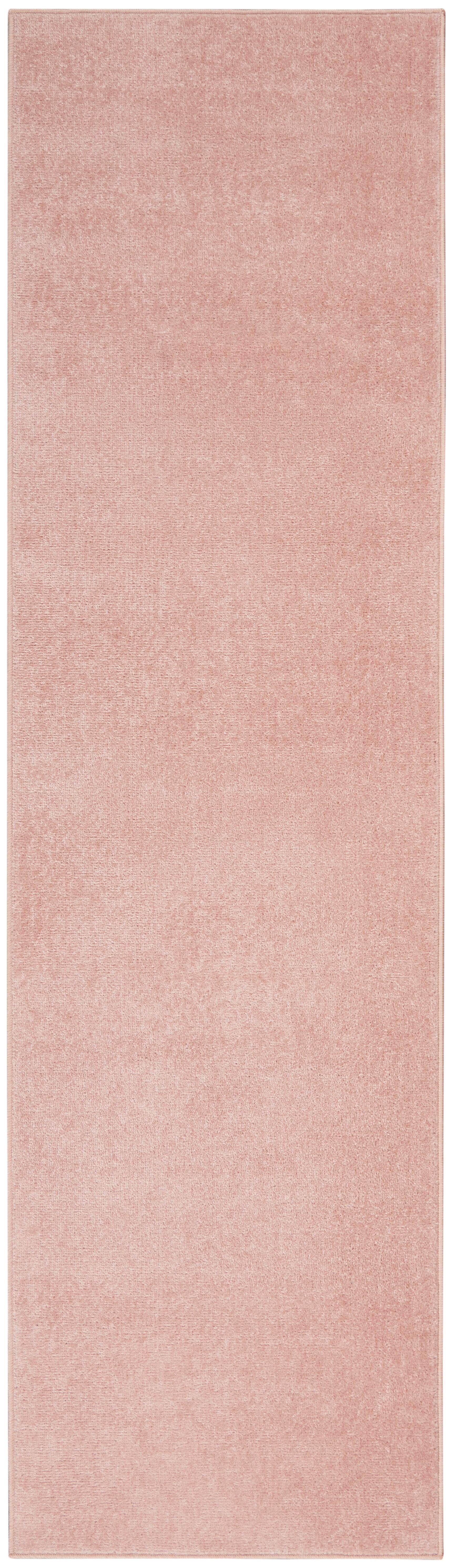 Nourison Home Nourison Nourison Essentials 2'2" x 7'6" Pink Outdoor Indoor/Outdoor Rug, Pink, large