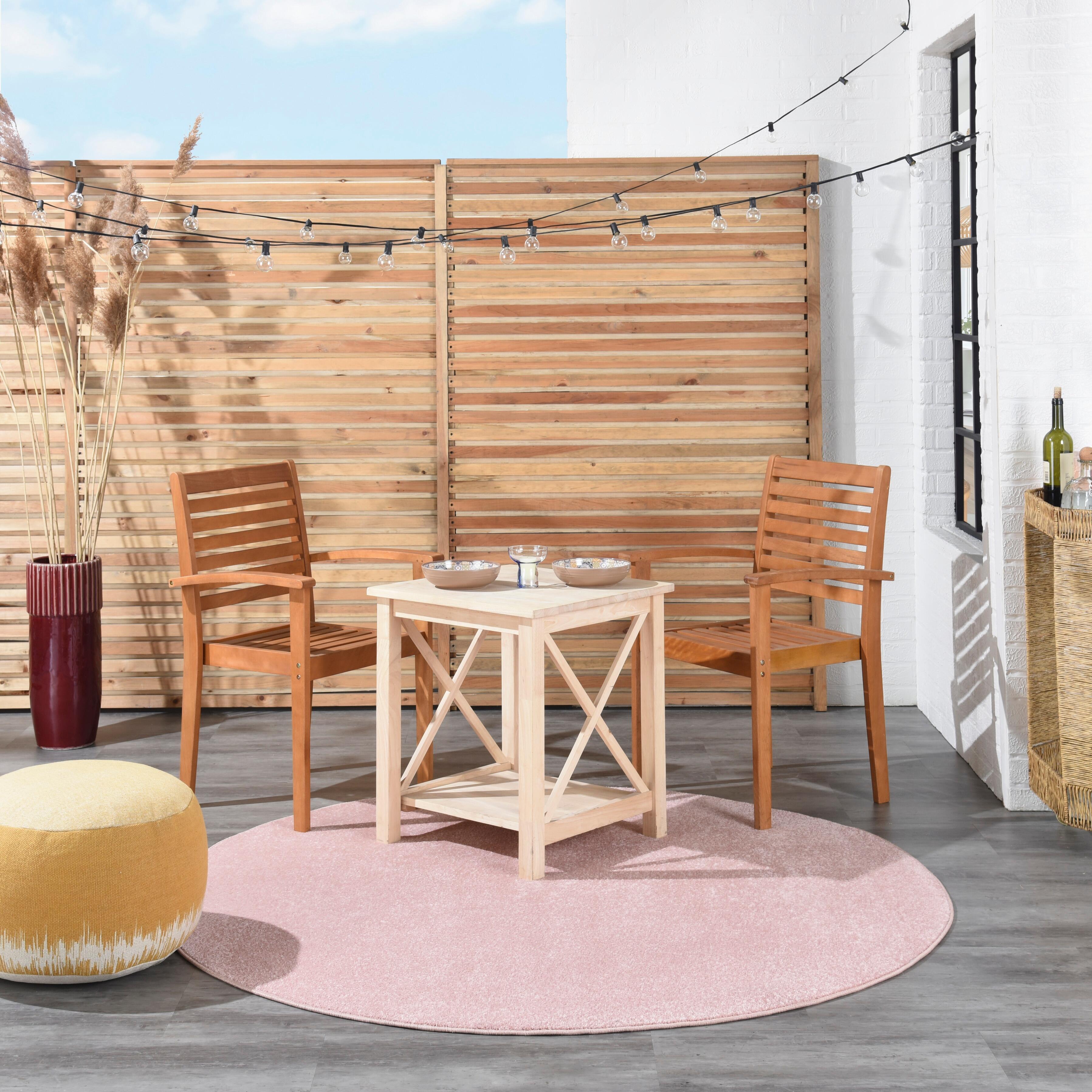 Nourison Home Nourison Nourison Essentials 6' x ROUND Pink Outdoor Indoor/Outdoor Rug, Pink, rollover
