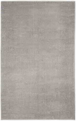 Nourison Home Nourison Nourison Essentials 3' x 5' Silver Grey Outdoor Indoor/Outdoor Rug, Silver, large