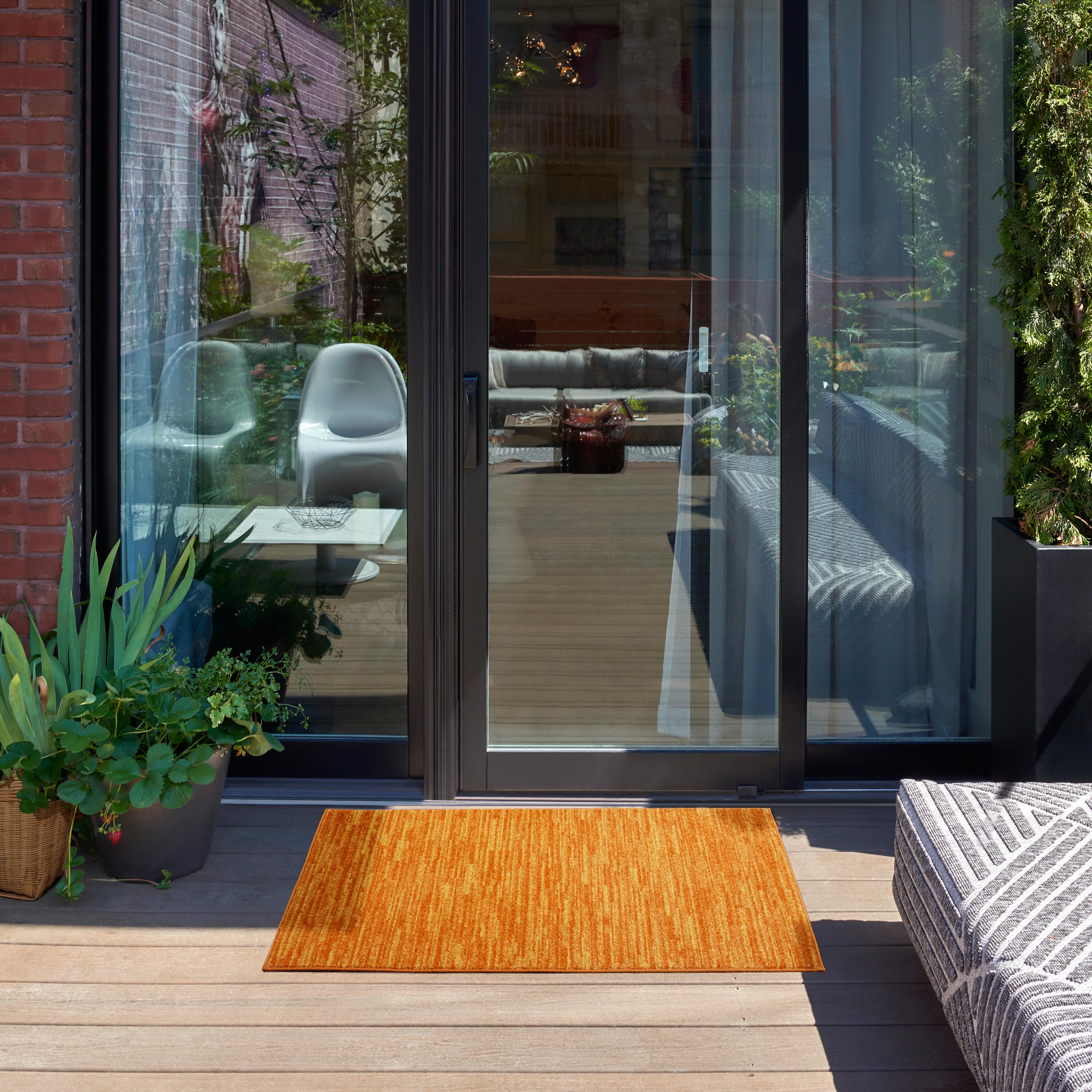 Nourison Home Nourison Nourison Essentials 2' x 4' Sunburst Outdoor Indoor/Outdoor Rug, Sunburst, rollover