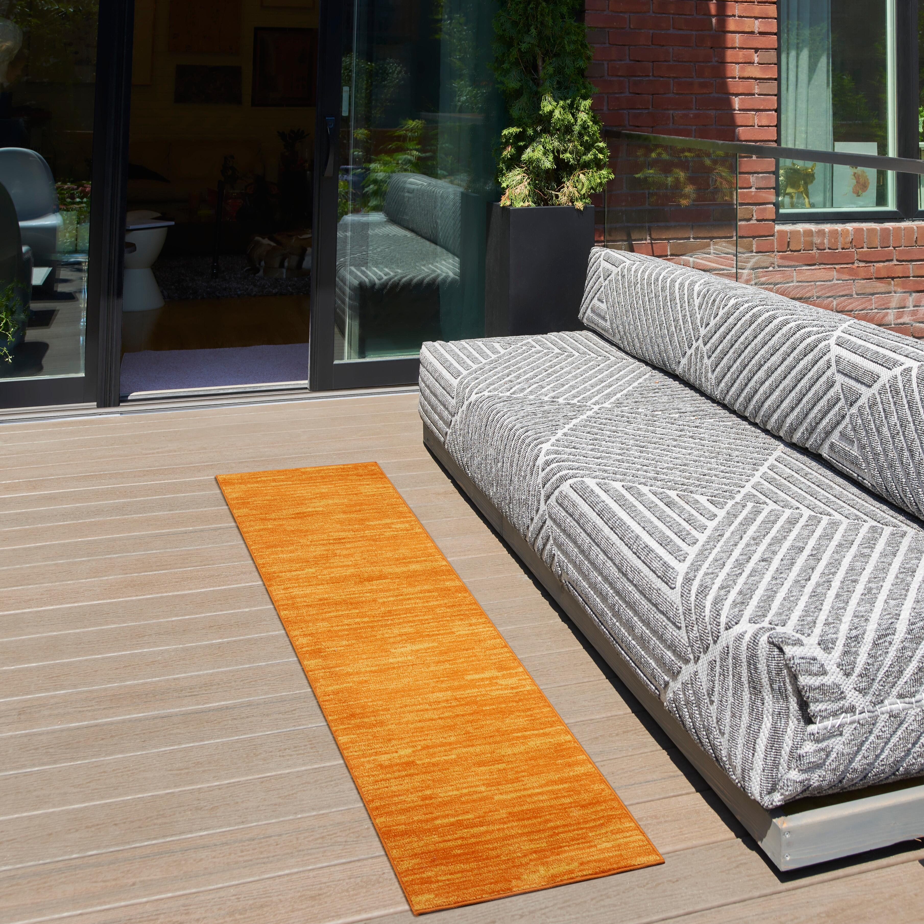 Nourison Home Nourison Nourison Essentials 2'2" x 10' Sunburst Outdoor Indoor/Outdoor Rug, Sunburst, rollover