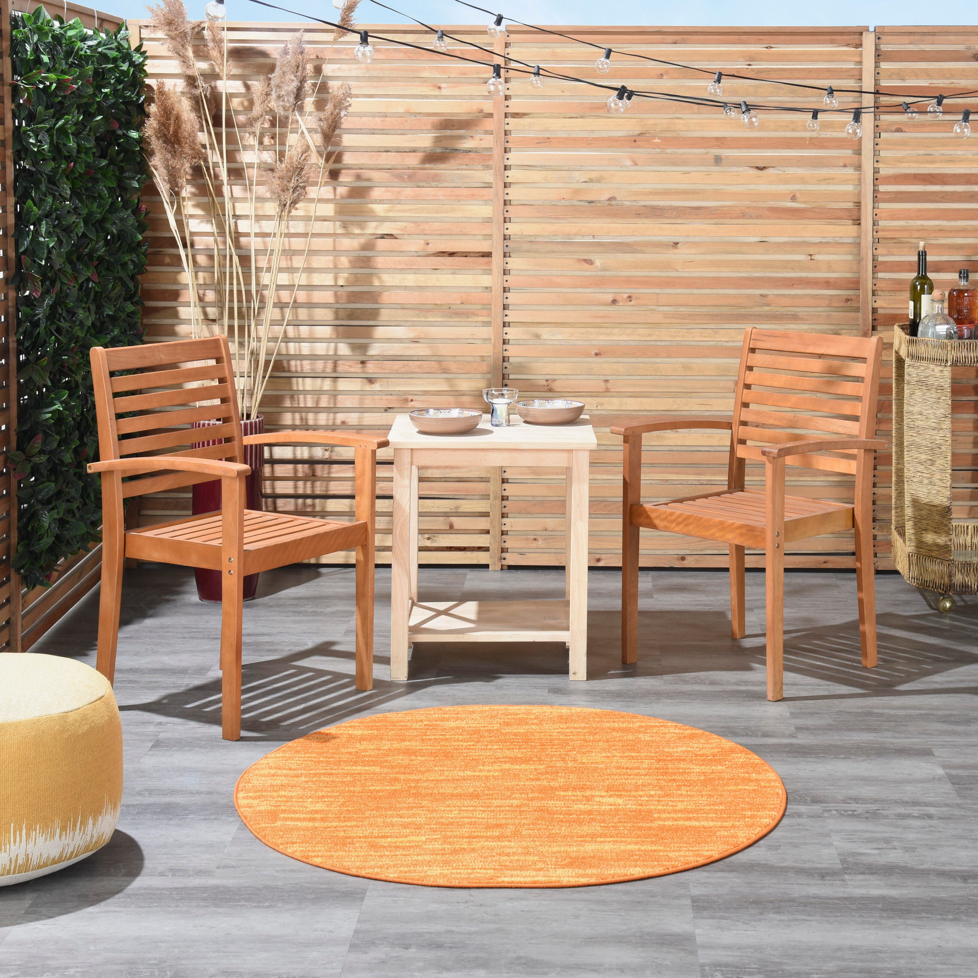 Nourison Home Nourison Nourison Essentials 4' x round Sunburst Outdoor Indoor/Outdoor Rug, Sunburst, rollover