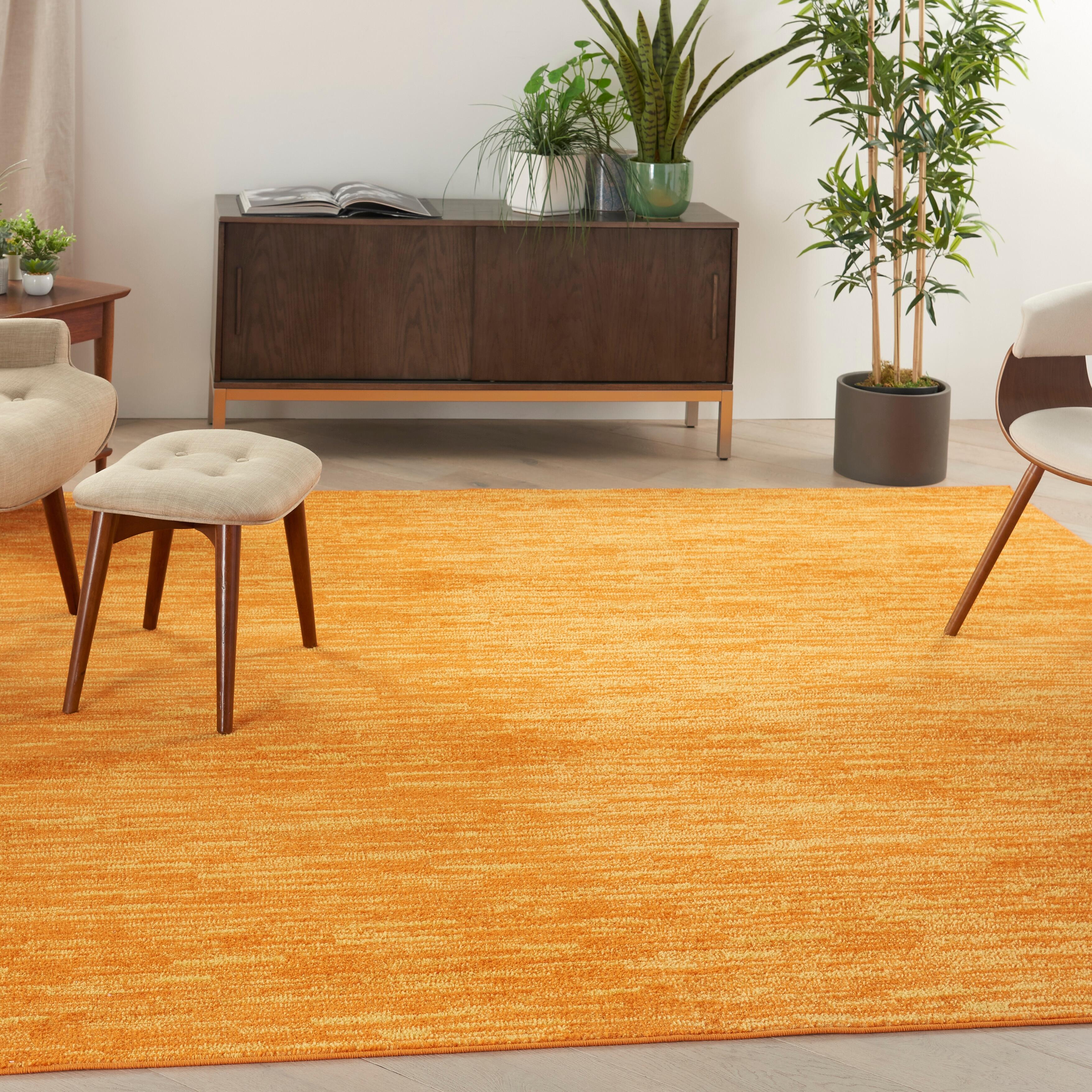 Nourison Home Essentials 5' Square Accent Rug, Sunburst, large