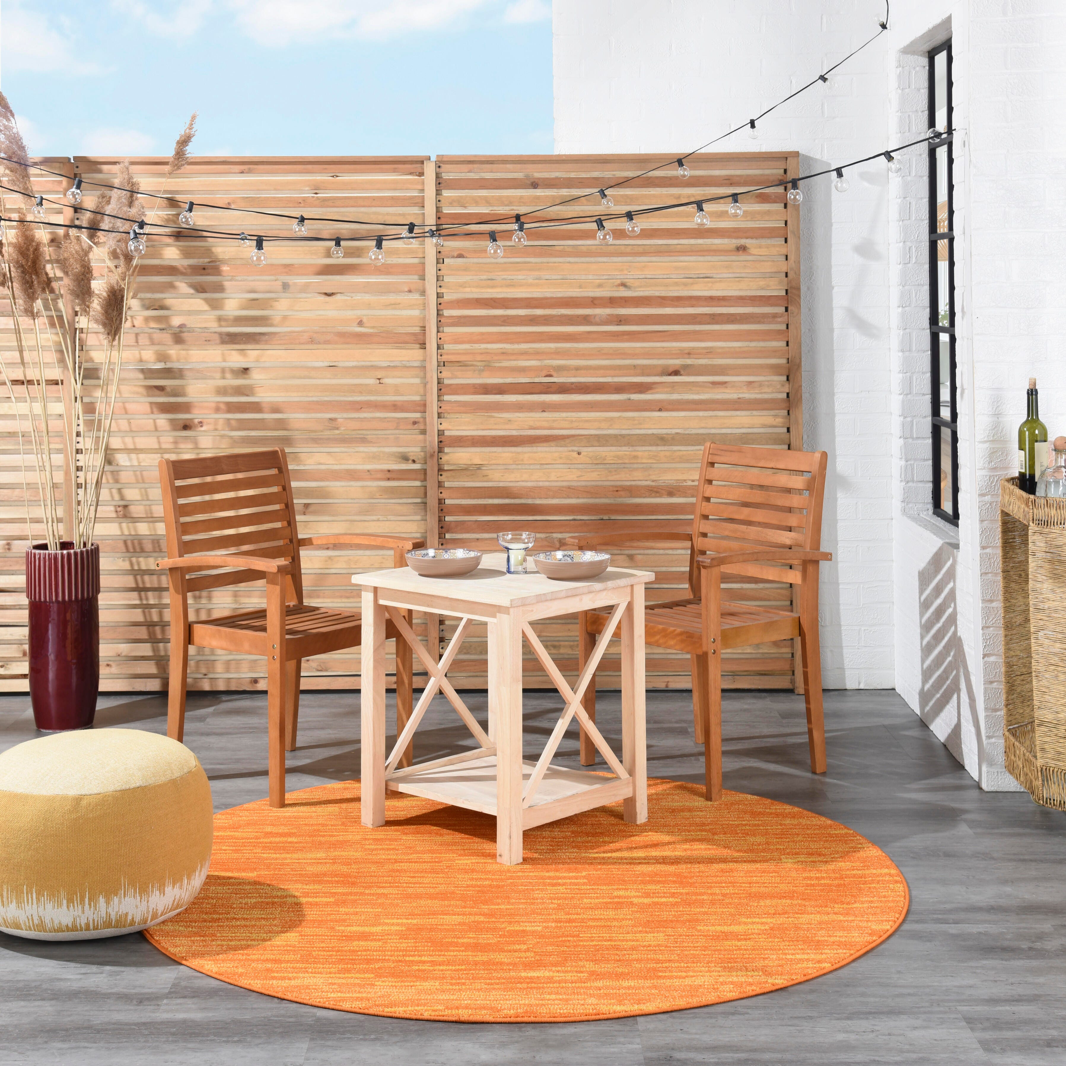 Nourison Home Nourison Nourison Essentials 6' x ROUND Sunburst Outdoor Indoor/Outdoor Rug, Sunburst, rollover