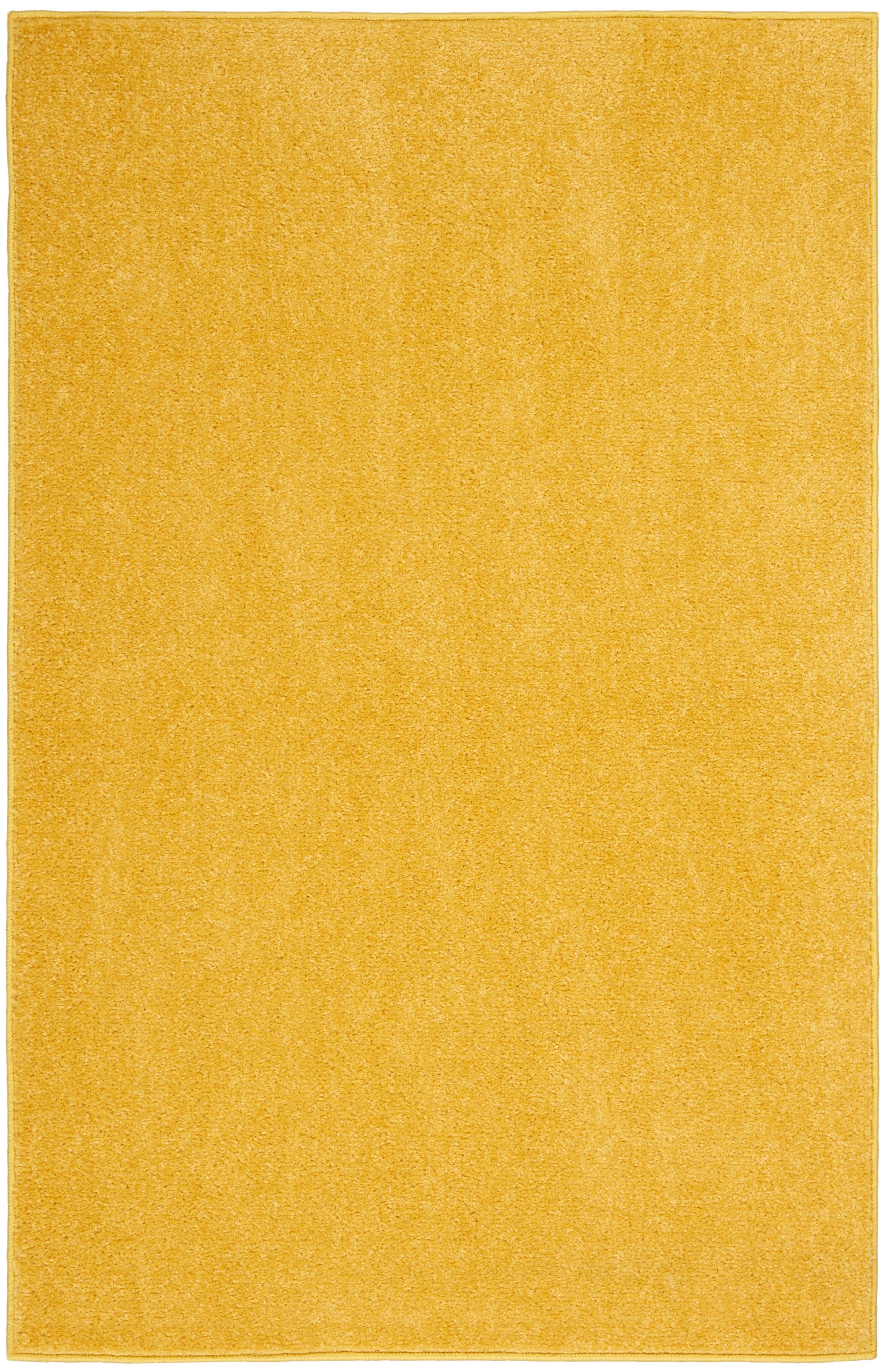Nourison Home Nourison Nourison Essentials 2' x 4' Yellow Outdoor Indoor/Outdoor Rug, Yellow, large