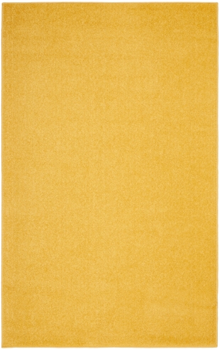 Nourison Home Nourison Nourison Essentials 3' x 5' Yellow Outdoor Indoor/Outdoor Rug, Yellow, large