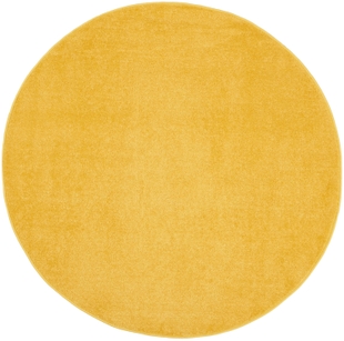 Nourison Home Nourison Nourison Essentials 4' x round Yellow Outdoor Indoor/Outdoor Rug, Yellow, large