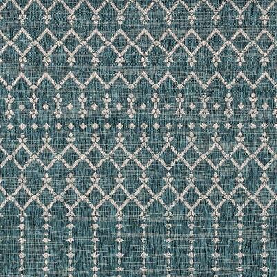 Jonathan Y Ourika Moroccan Geometric Textured Weave 8' x 10' Indoor/Outdoor Area Rug