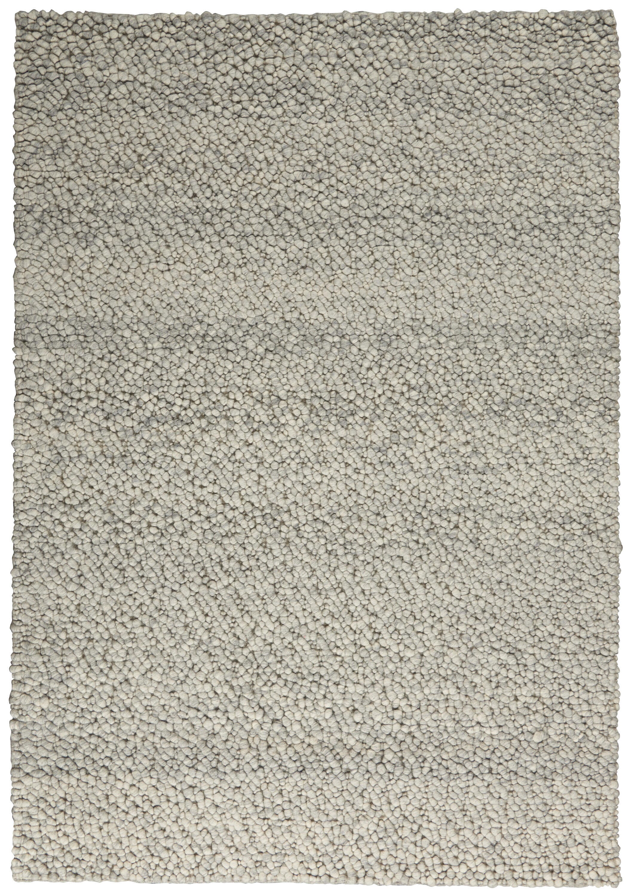Calvin Klein Calvin Klein Riverstone 4' x 6' Grey/Ivory Contemporary Indoor Rug, Gray/Ivory, large