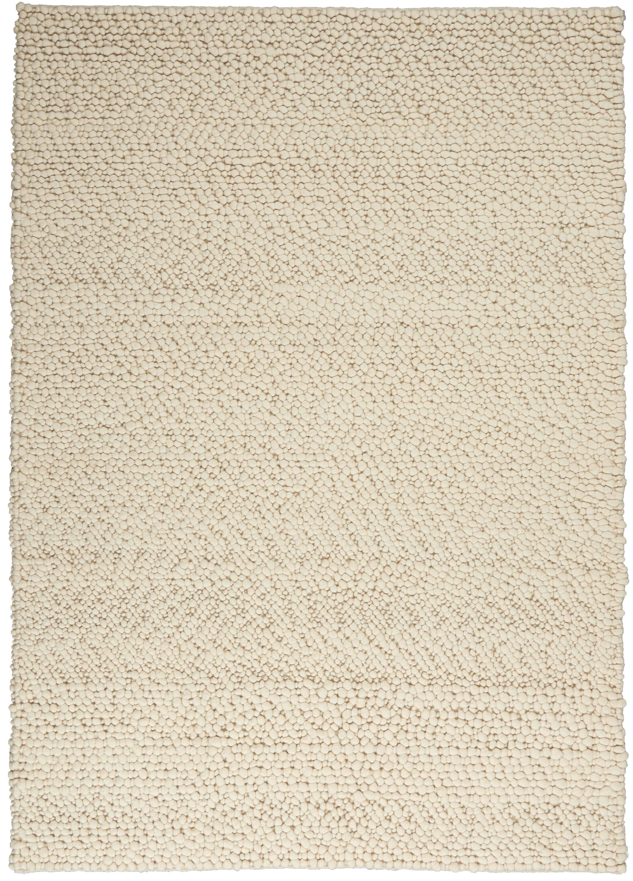 Calvin Klein Calvin Klein Riverstone 4' x 6' Ivory Farmhouse Indoor Rug, Ivory, large