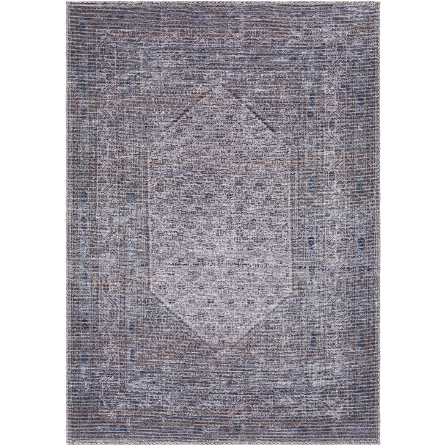 Home Accents Colin Cln-2314 6'7" X 9' Rug, Pale Slate, large