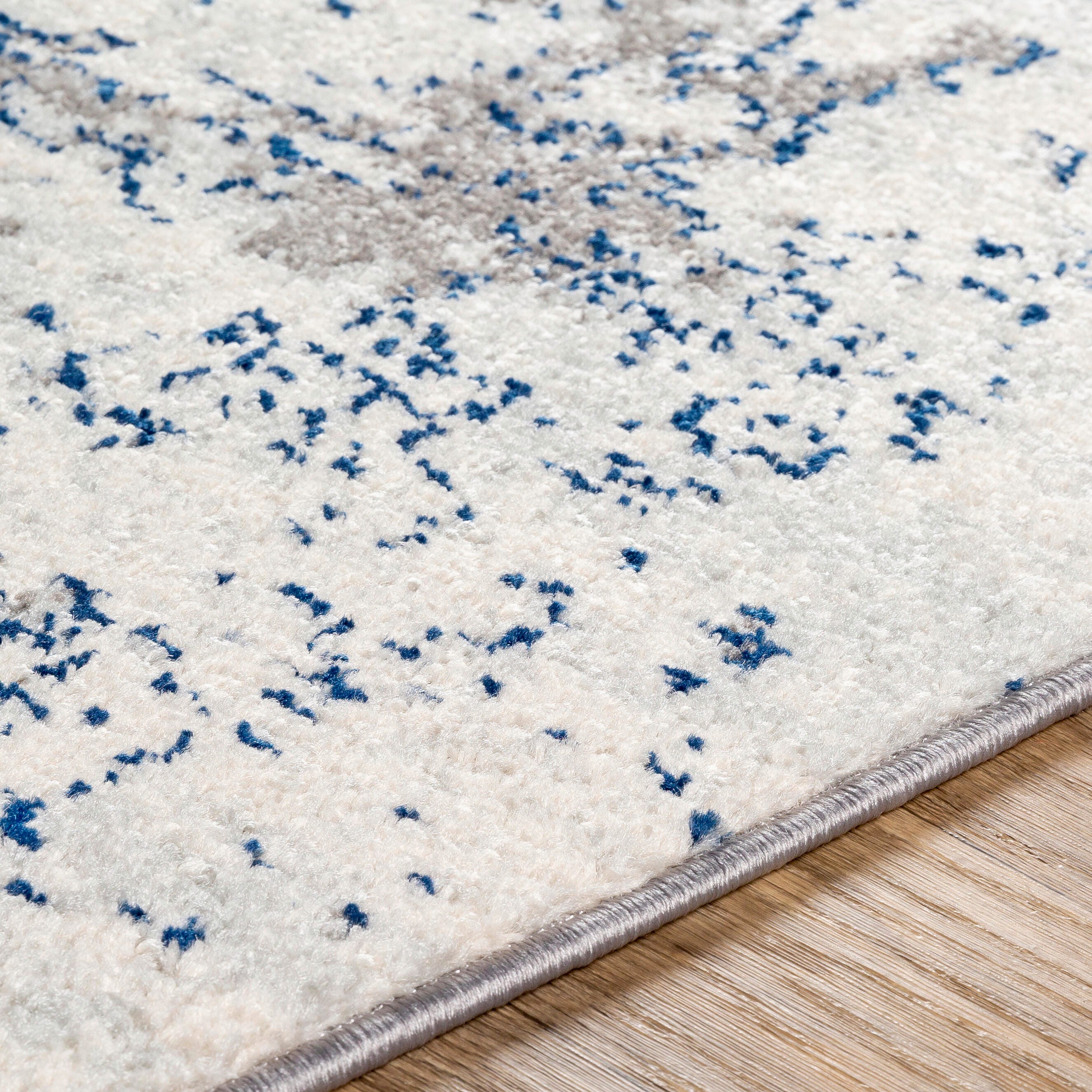 Surya Sunderland Modern Area Rug, Dark Blue/Gray, large