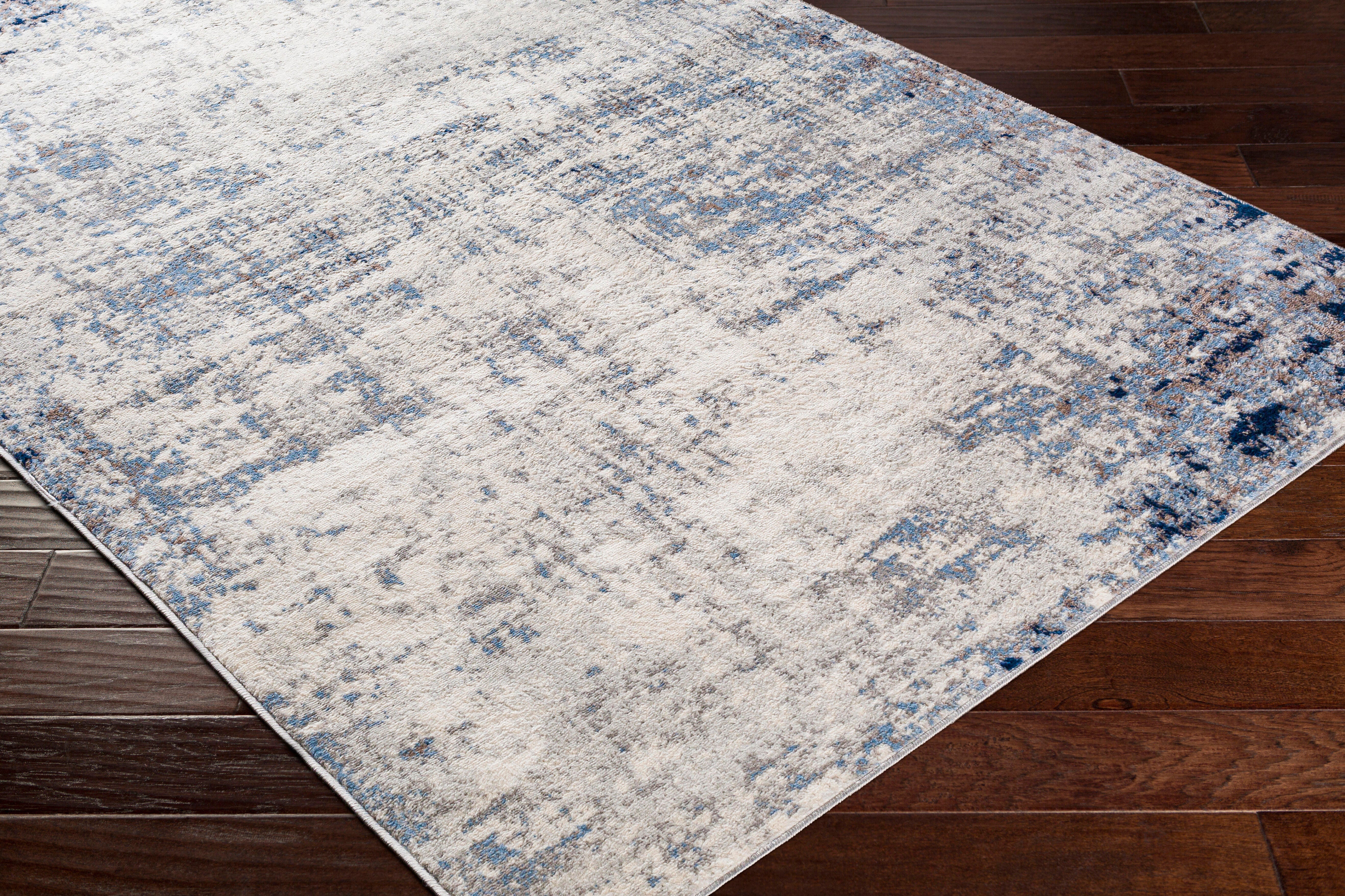Surya Roma Modern Area Rug, Dark Blue, large