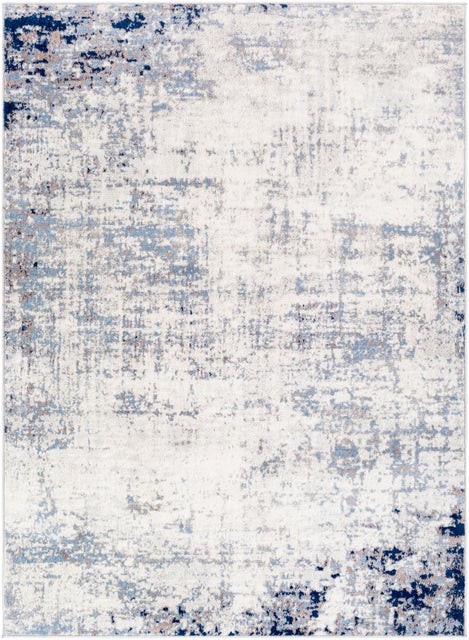 Livabliss Roma Modern Runner Rug, Dark Blue