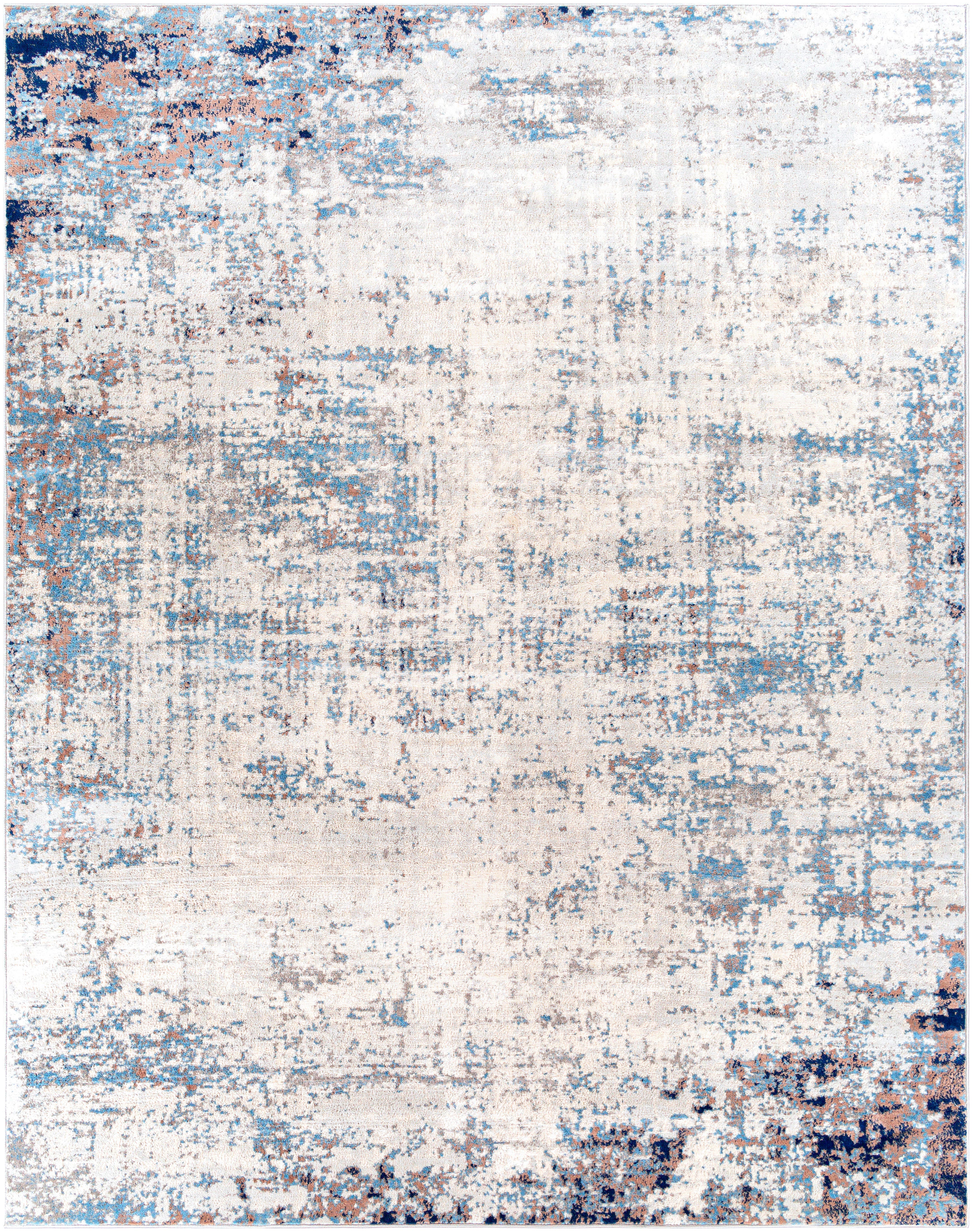 Surya Roma Modern Area Rug, Dark Blue, large