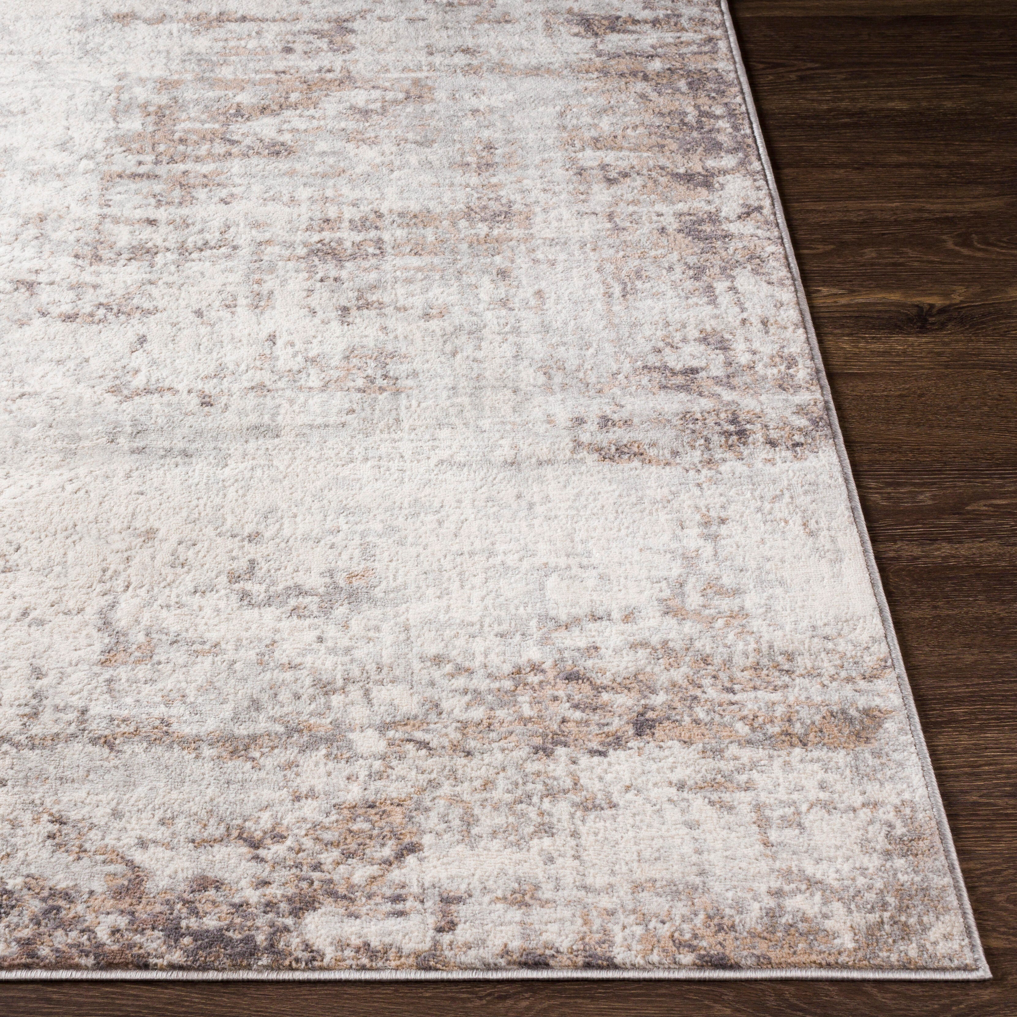 Surya Roma Modern Area Rug, Camel, large
